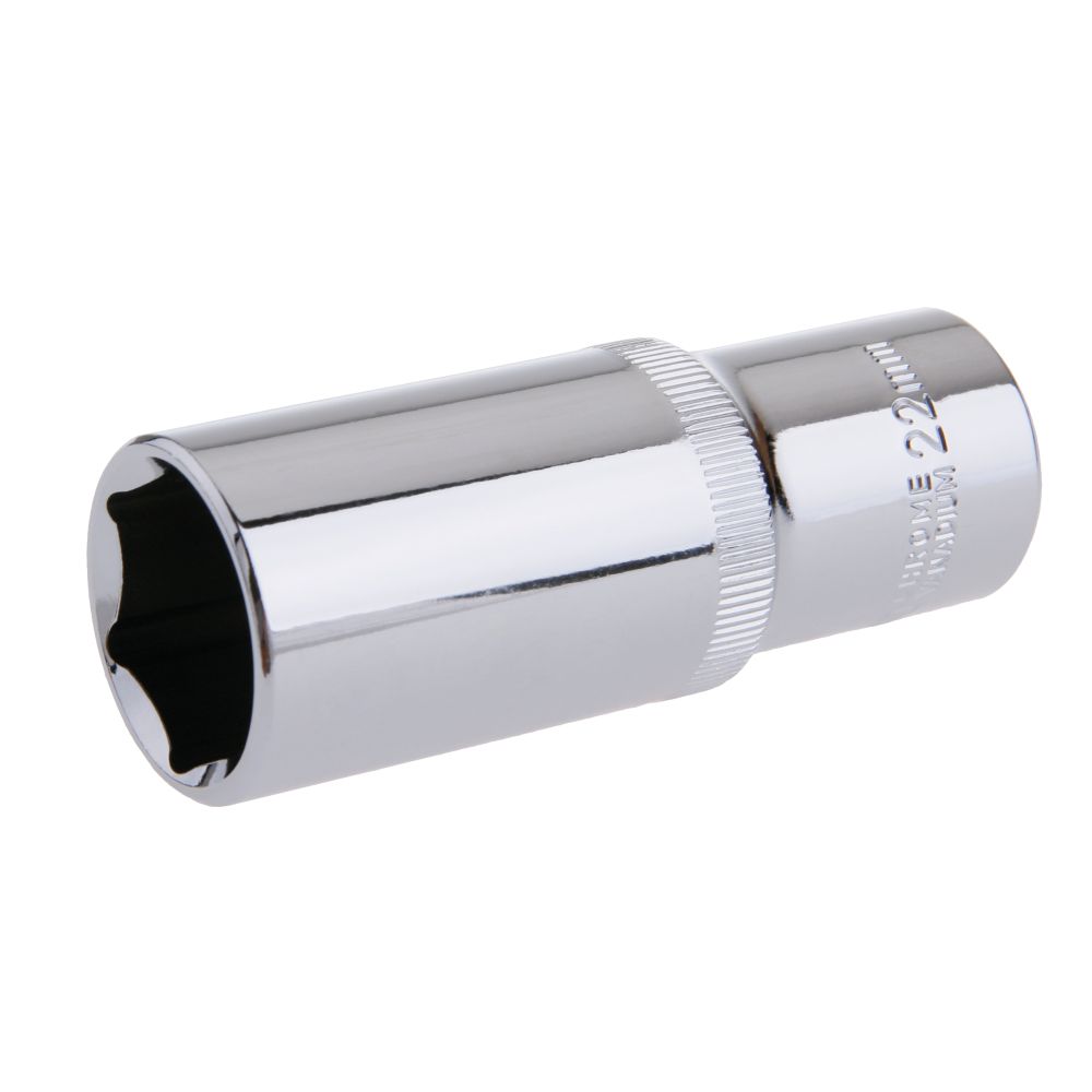 Gola hlavice 1/2", 22mm, prodloužená, CrV, FESTA