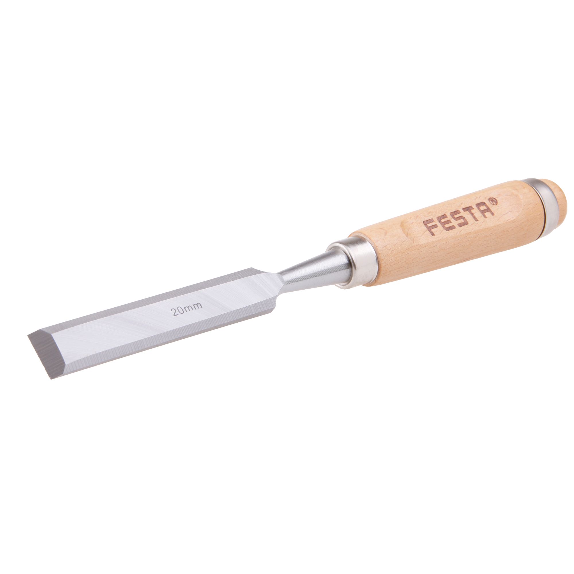 Dláto 20mm, CrV, dřevěná rukojeť, FESTA