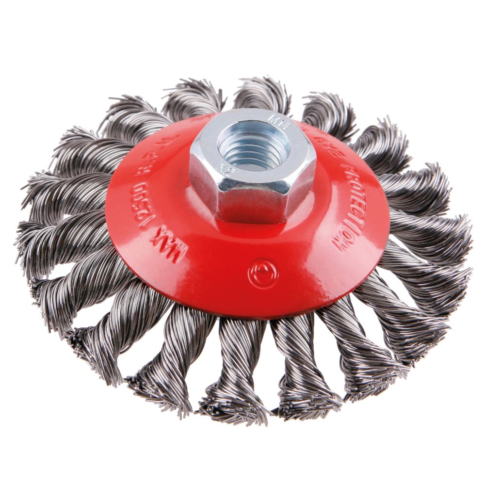 Kartáč rotační miskový, 100mm, copy, M14, FESTA