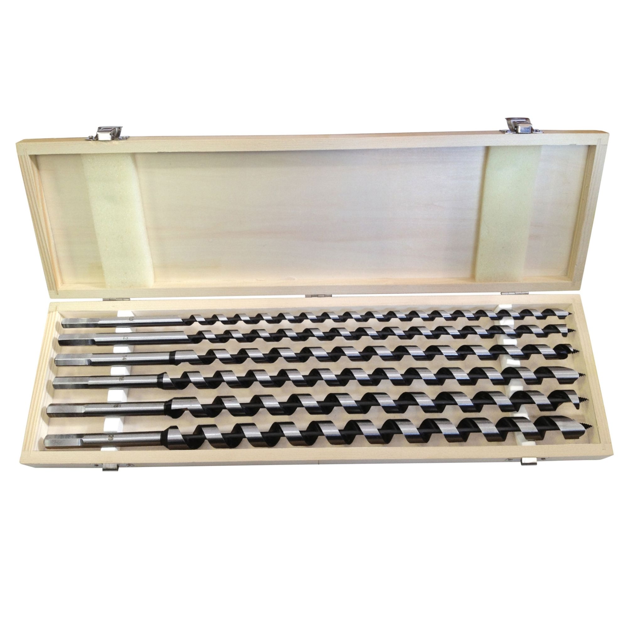 Vrtáky do dřeva, hadovité, sada 6ks, 10-20mm, 460mm, EXTOL PREMIUM