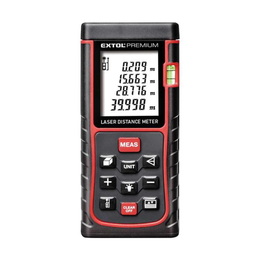 Metr laserový digitální, 0,05 - 80m, EXTOL PREMIUM