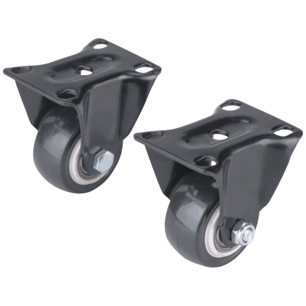 Kolečko pojezdové, 40mm, pevné, PVC, 30kg, sada 2ks, EXTOL PREMIUM