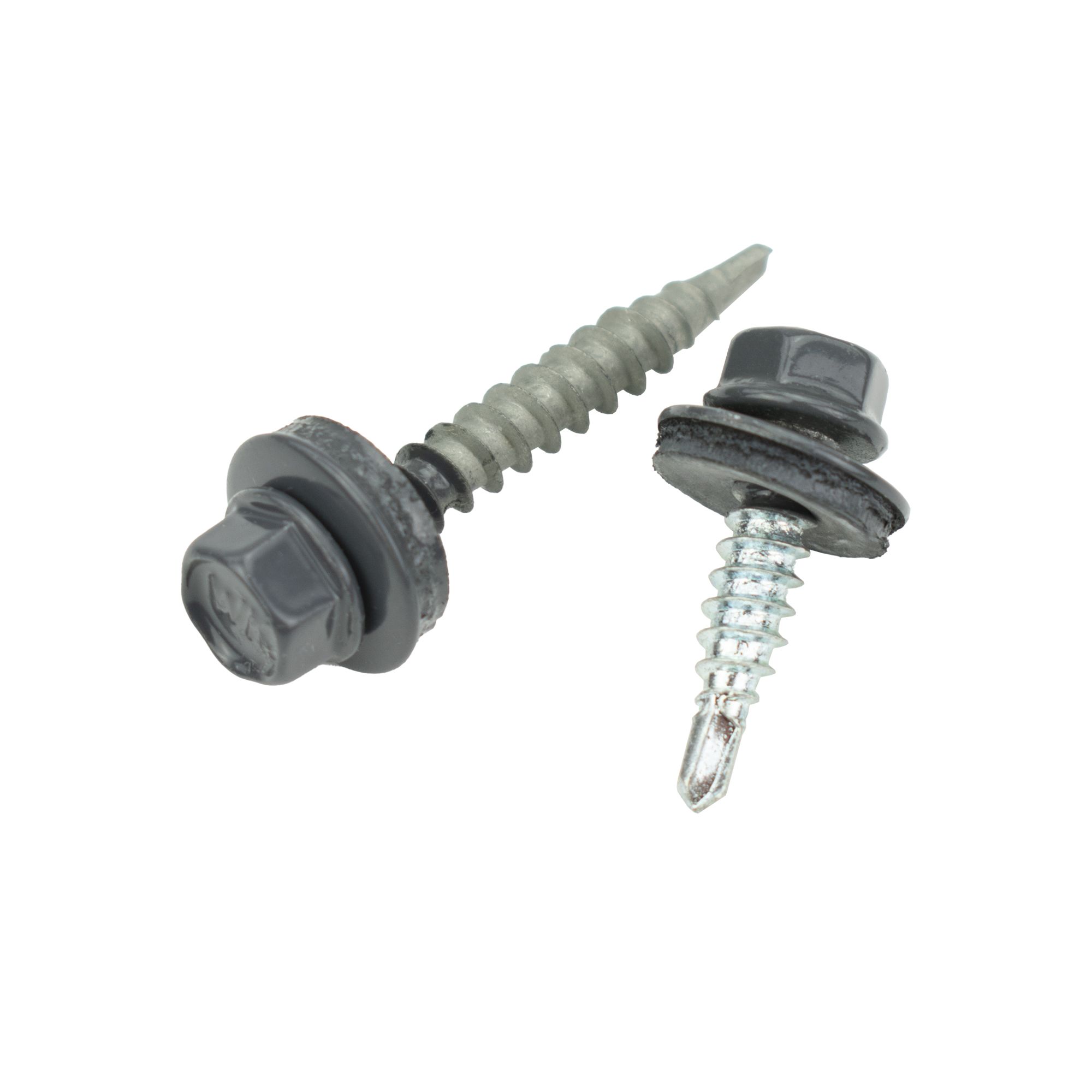 Střešní šroub 4,8 × 20mm, RAL 7024, s EPDM podložkou, blistr 30ks