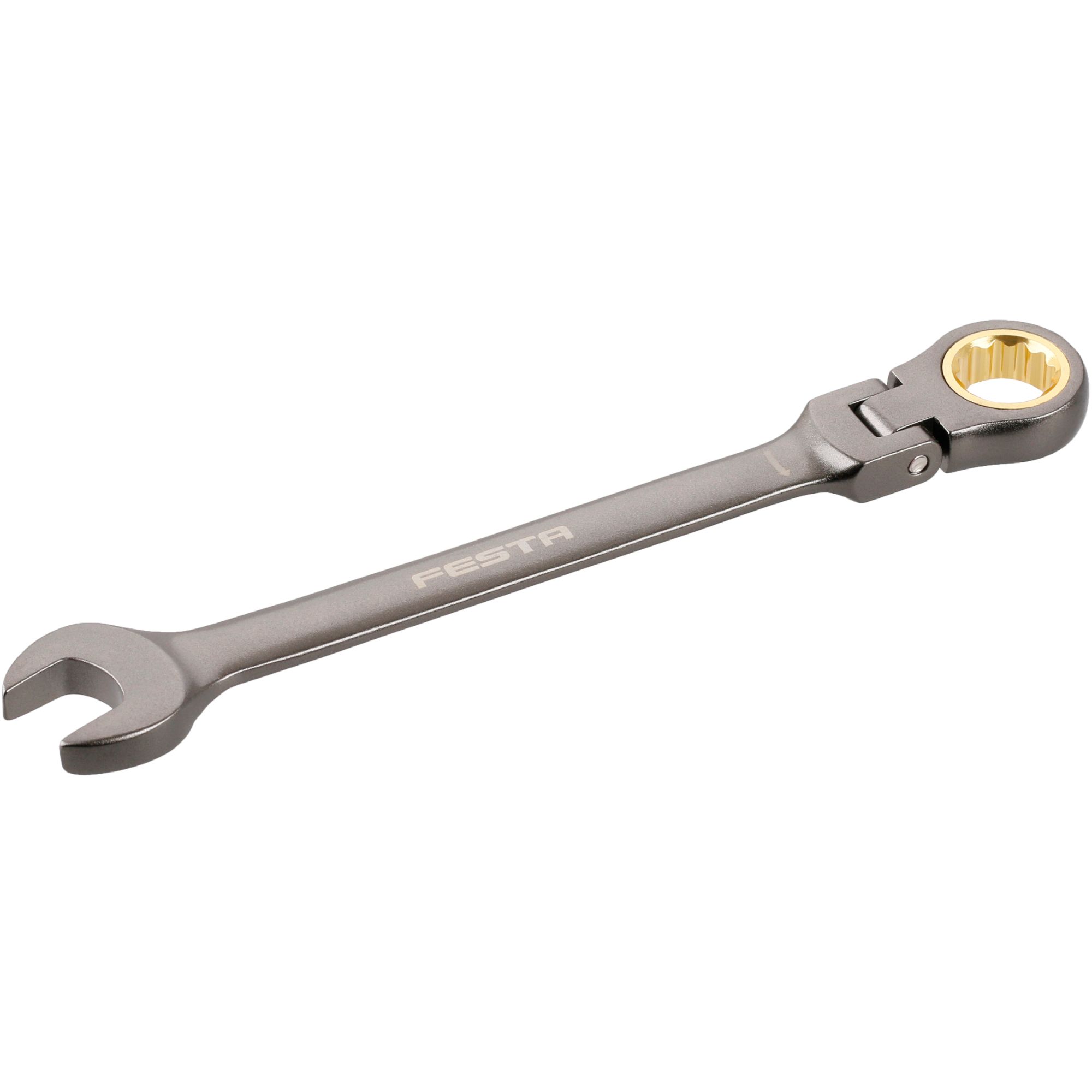 Klíč ráčnový očkoplochý s kloubem, 15mm, 72 zubů, FESTA