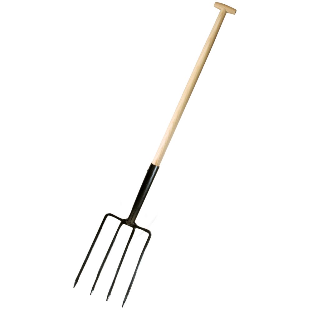 Vidle rycí komplet, dřevěná násada T