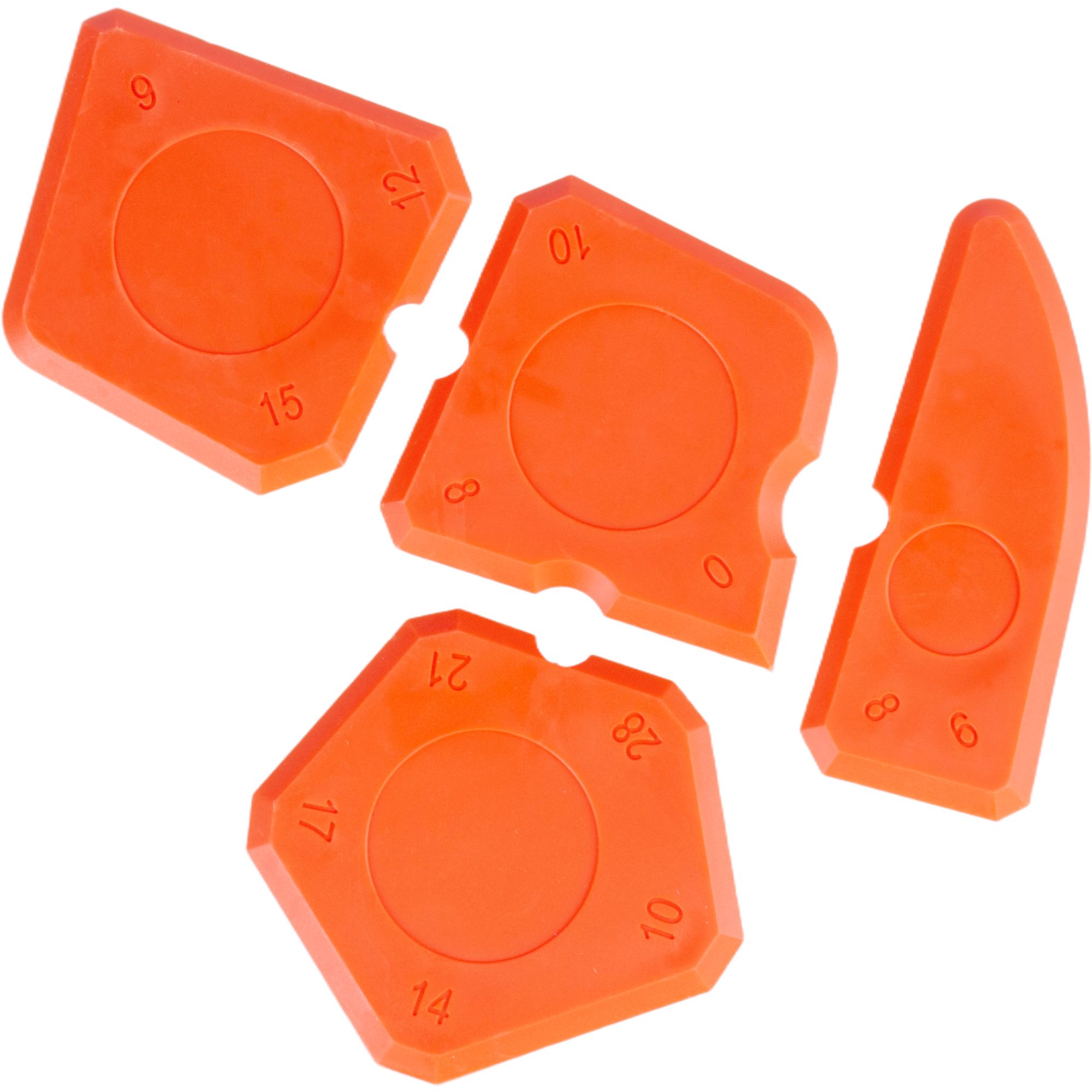 Stěrky na silikon a tmel, sada 4ks, STREND PRO