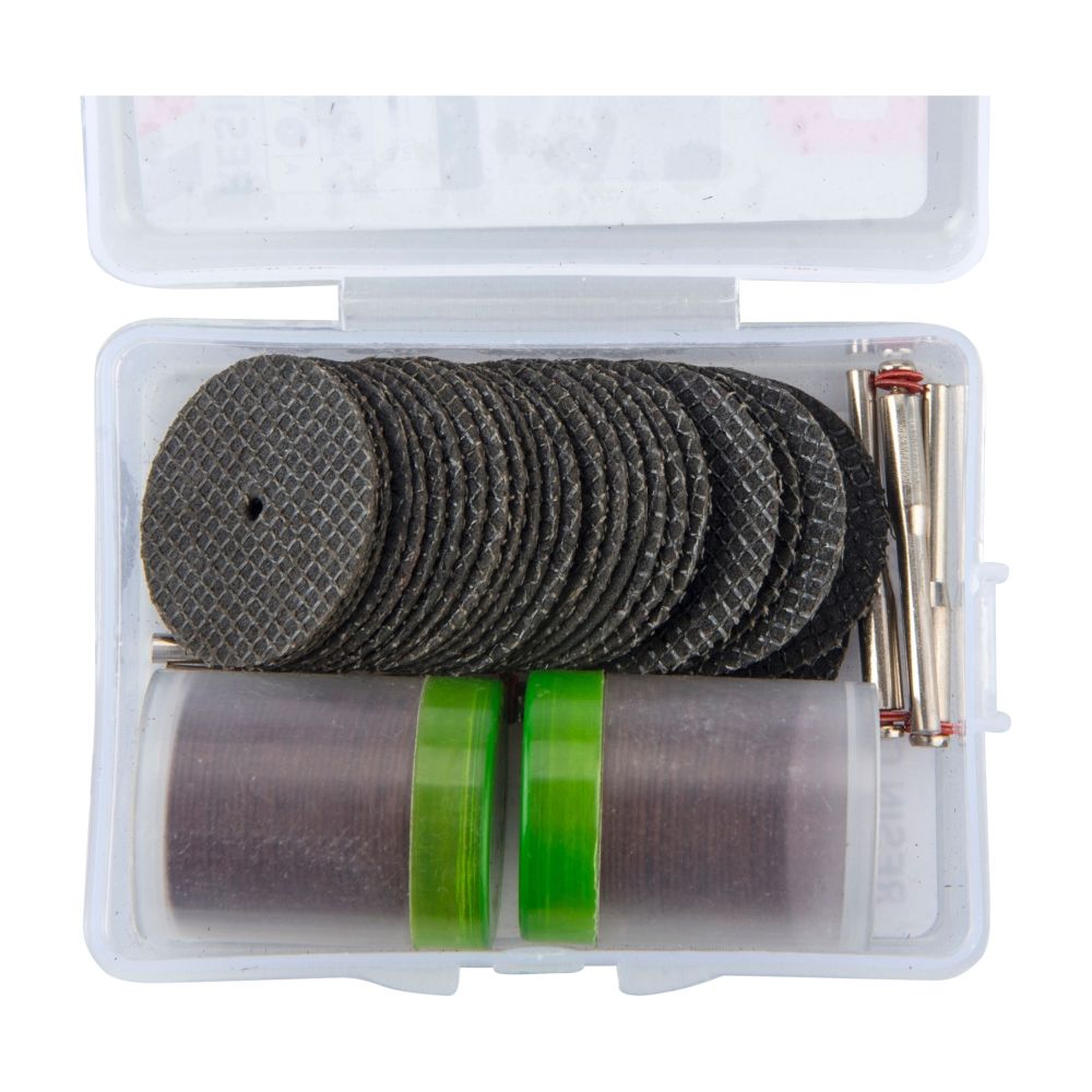 Nástavce na brusku, kotouče řezné, sada 100ks, st. 3,2mm, EXTOL PREMIUM