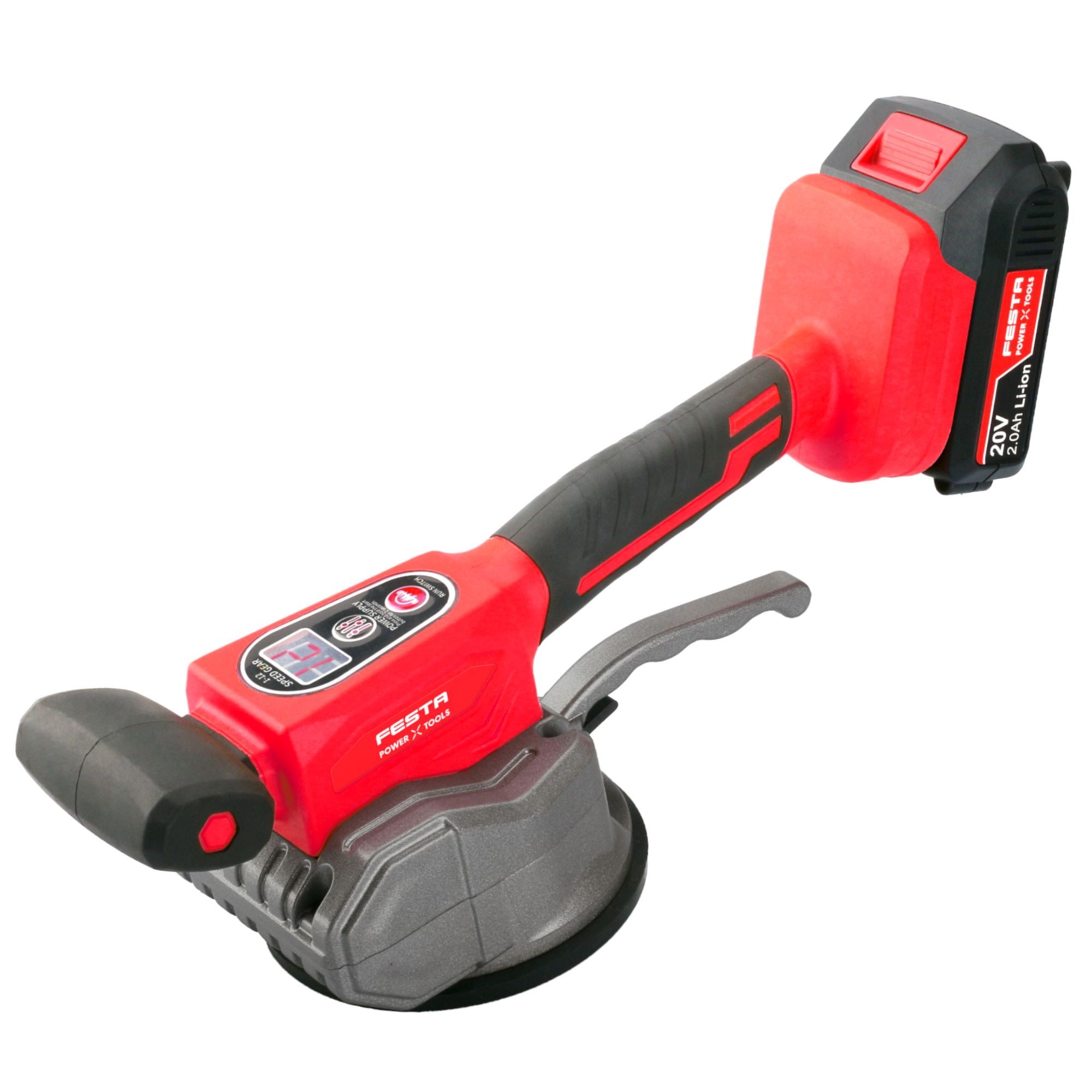 AKU vibrační přísavka na dlažbu, 125mm, 60kg, 20V, sada 1 bat., SHARE20V, FESTA