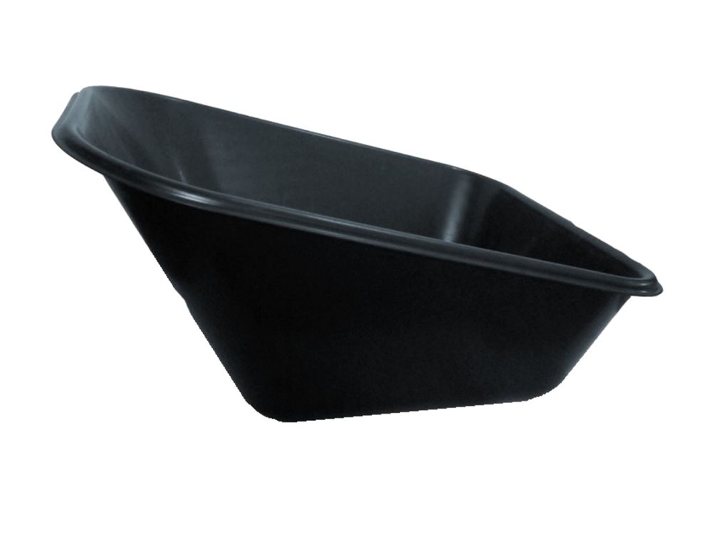 Korba na kolečka, 210L, plast - černá