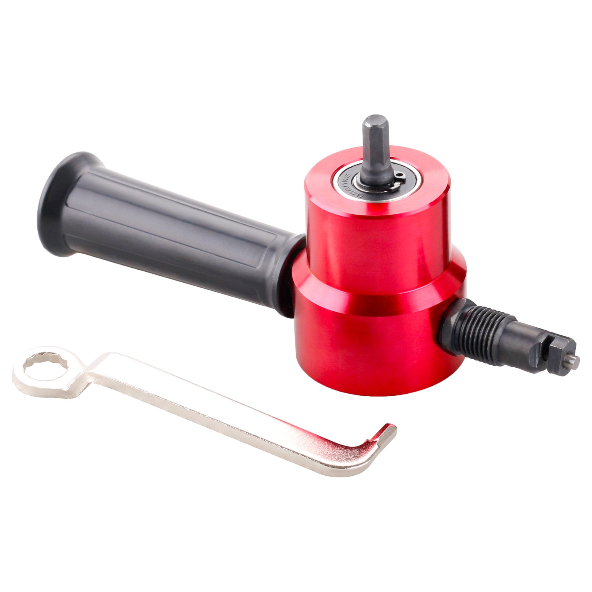 Nástavec na stříhání plechu do vrtačky, HEX 1/4"