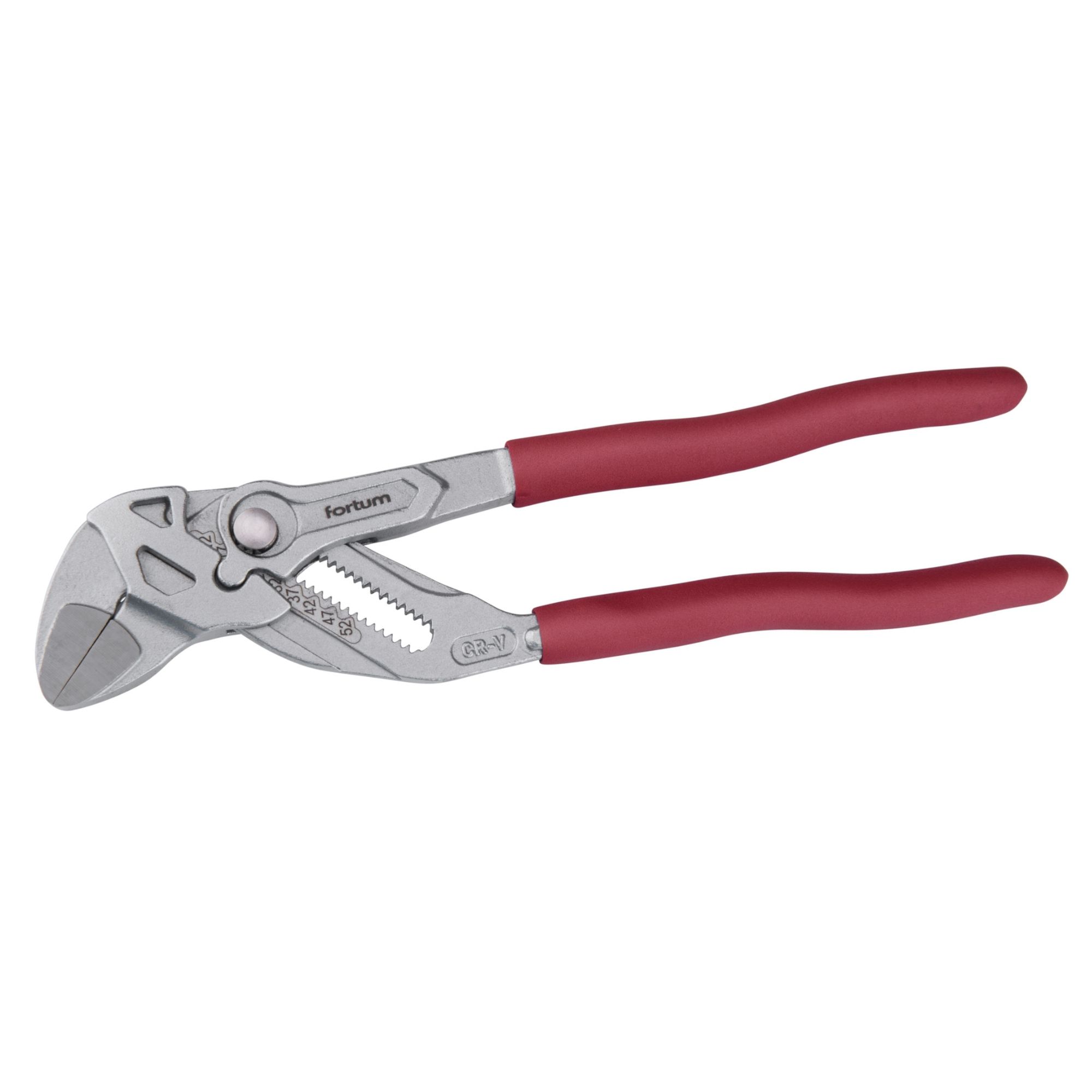 Klíč klešťový stavitelný, 260mm, 0-52mm, CrV, FORTUM