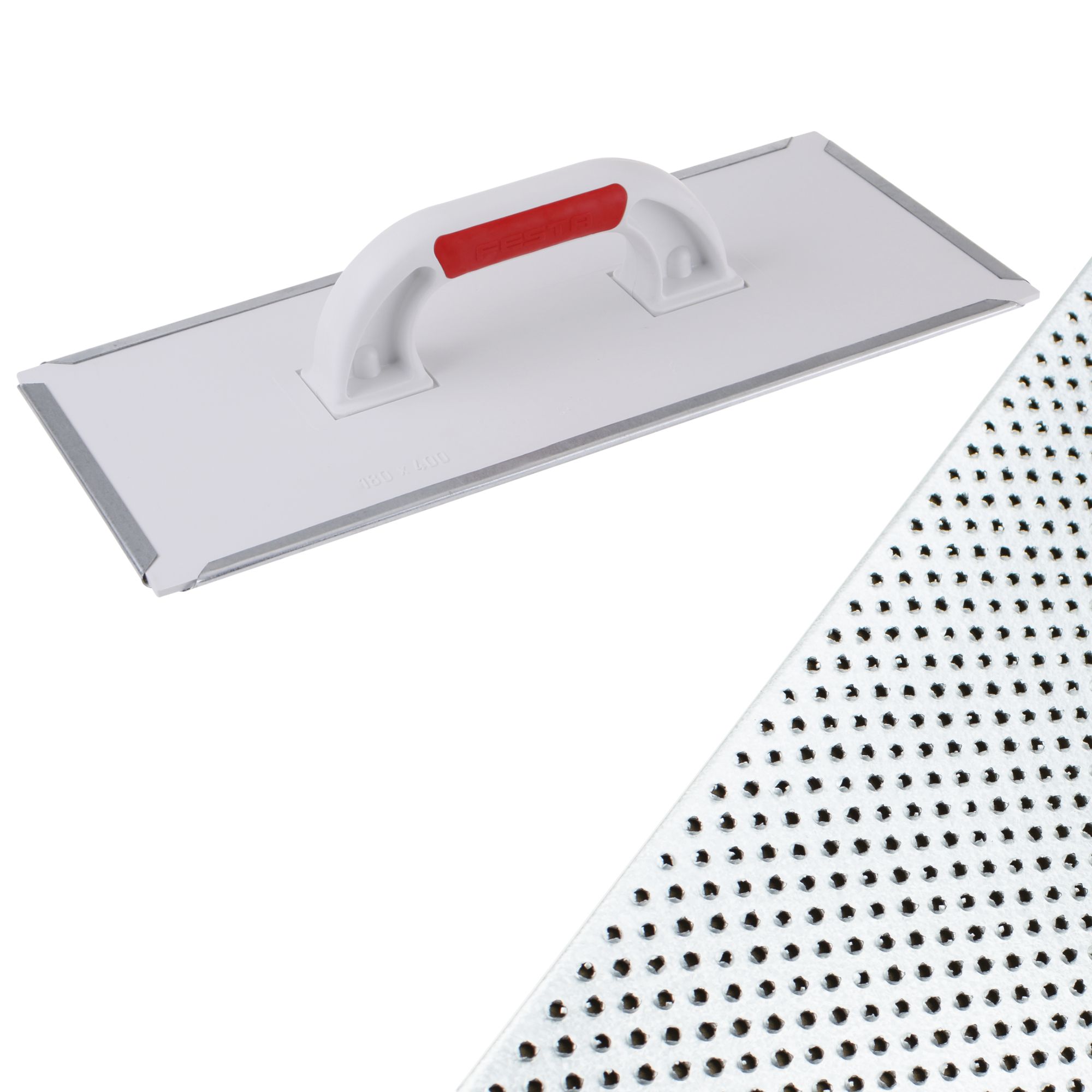 Škrabák na staré omítky, 400x180mm, plast+plech, FESTA