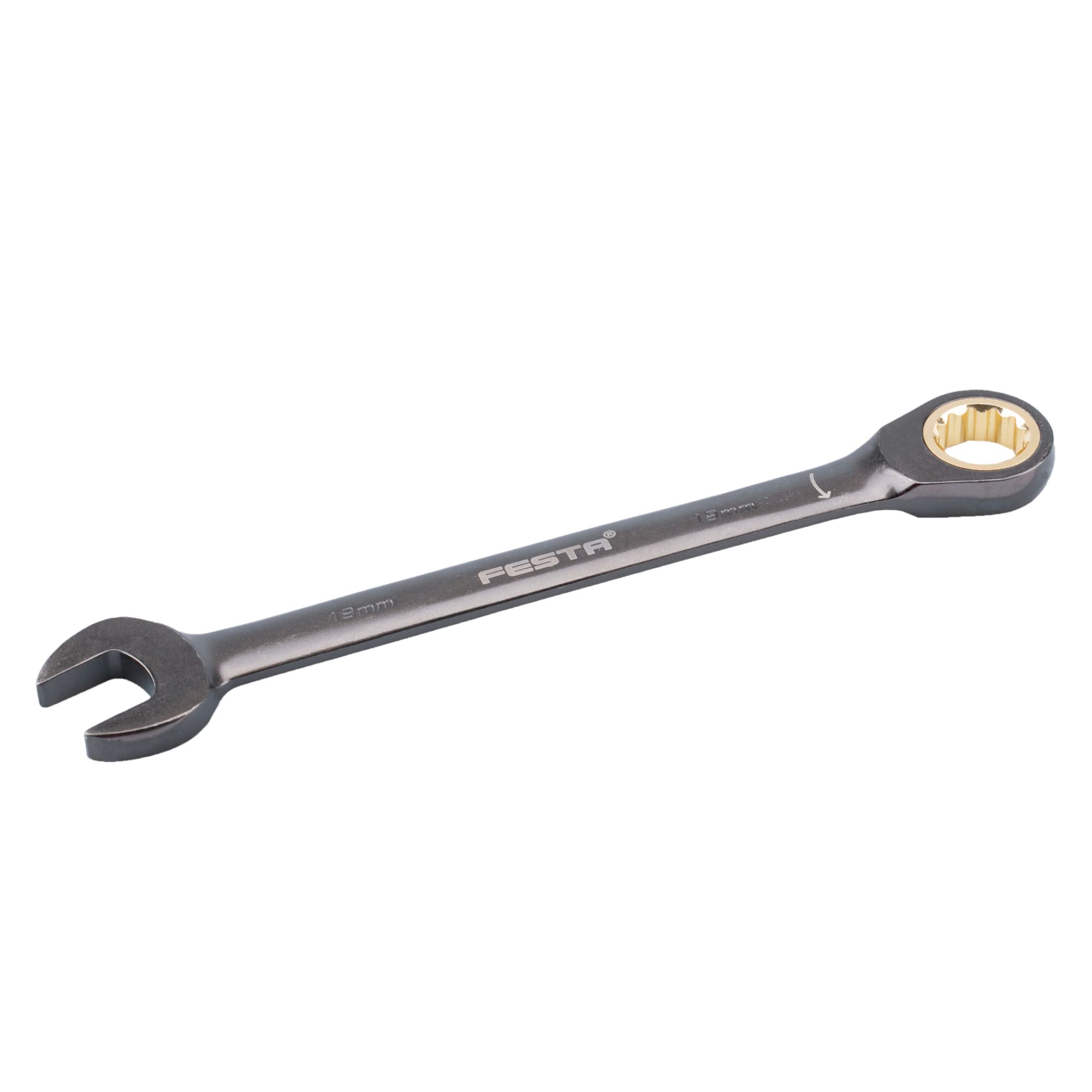 Klíč ráčnový, 19mm, 72 zubů, FESTA