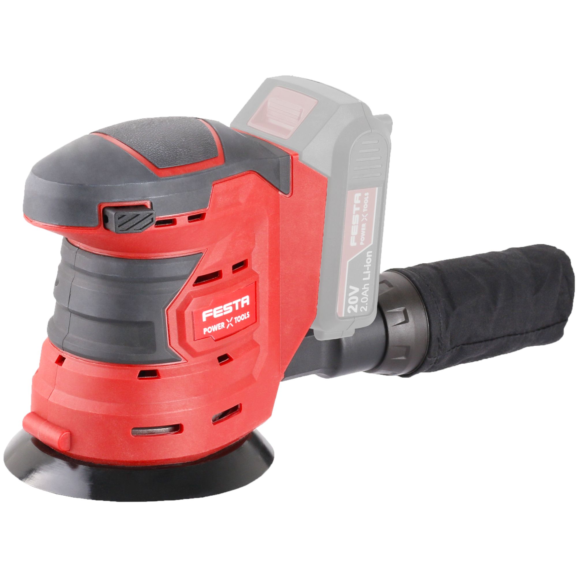 AKU bruska excentrická, 125mm, 20V, SHARE20V, FESTA