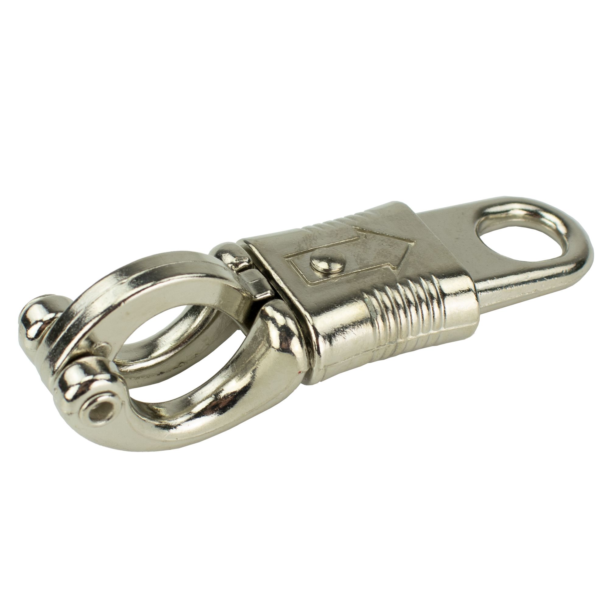 Karabina panik, pevná, 103 x 13mm, Ni