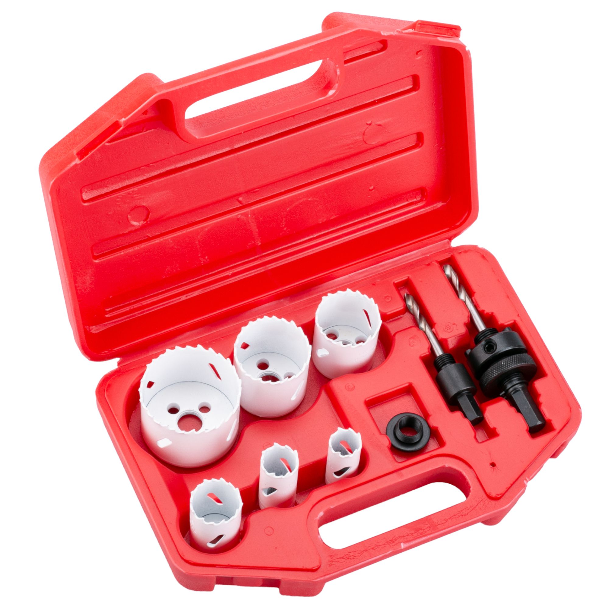 Vykružovací korunky HSS, BI-METAL, sada 9ks, pr. 19 - 57mm, FESTA