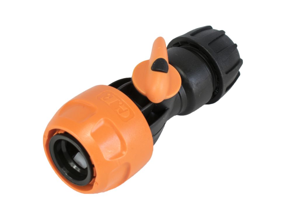 Rychlospojka plastová, pr. hadice 1/2", uzávěr, GF