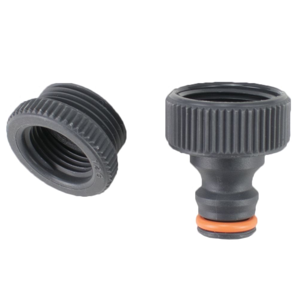 Šroubení plastové, sys. 1/2", závit vnitřní 3/4" + 1/2" redukce, GF