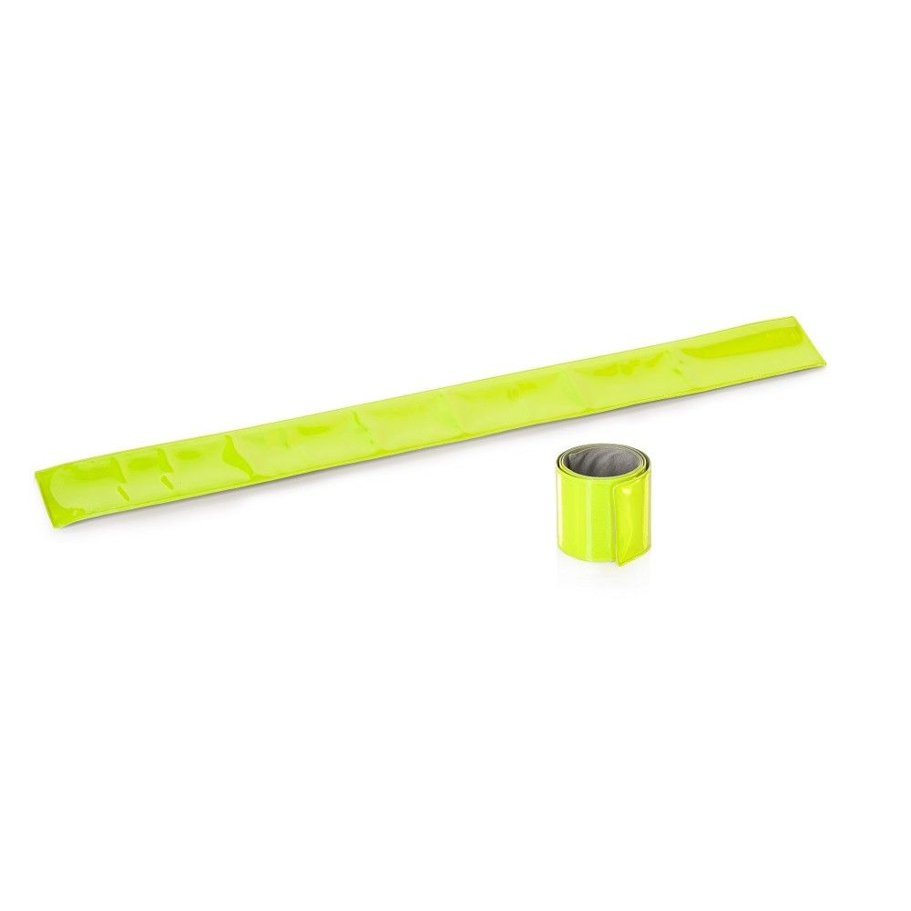 Reflexní pásek zaklapávací, 43 x 4cm, žlutý
