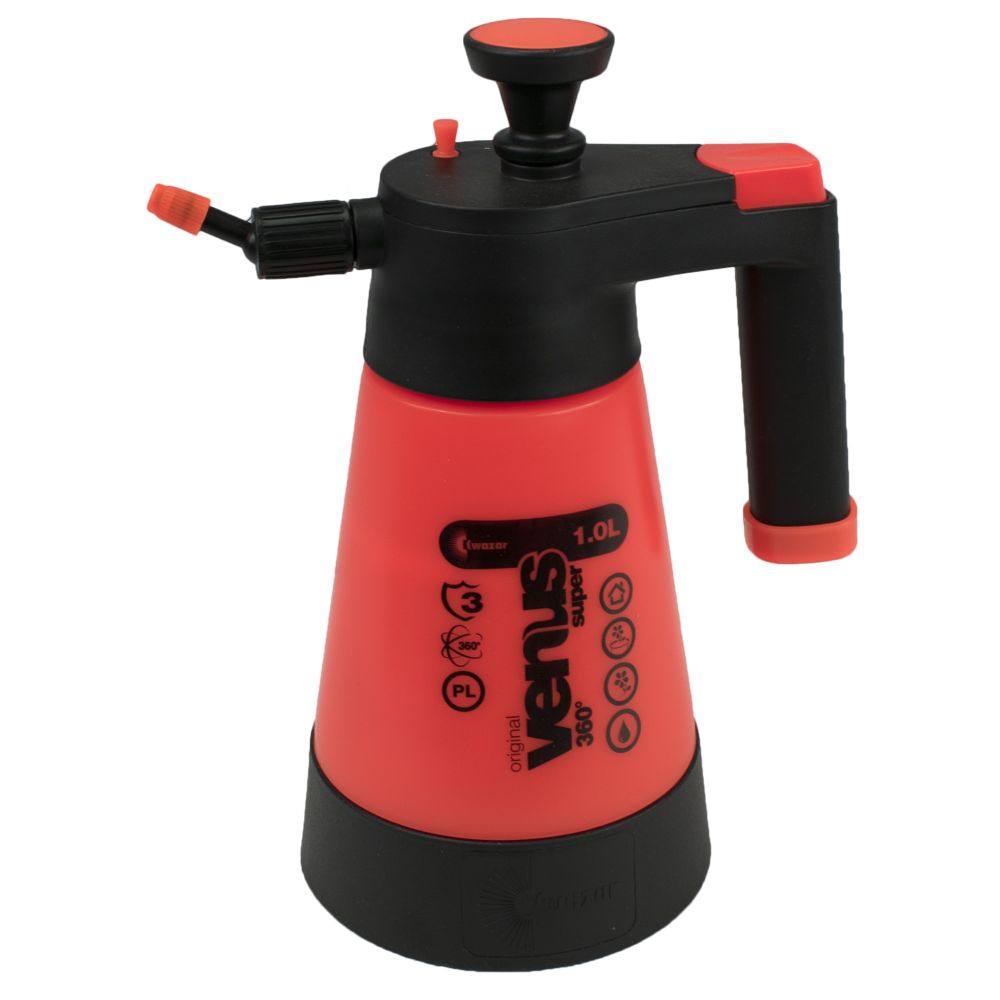 Postřikovač ruční, tlakový, 1,0L, Venus Super 360°, KWAZAR