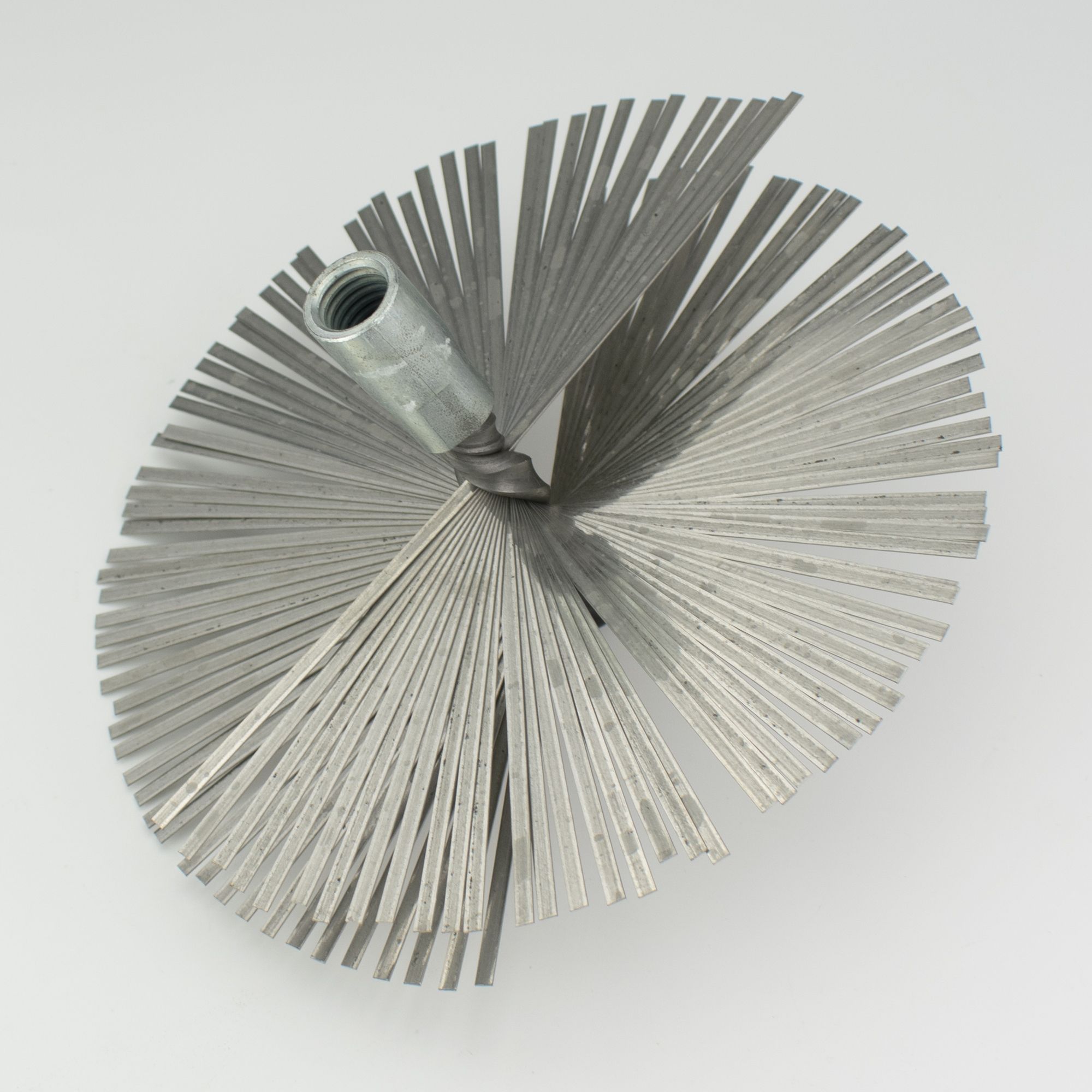 Kartáč pro nerezové komíny, 150mm, plochý nerez drát