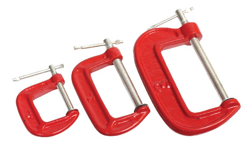 Svěrky truhlářské typ C, 25, 50, 75mm, sada 3 kusy