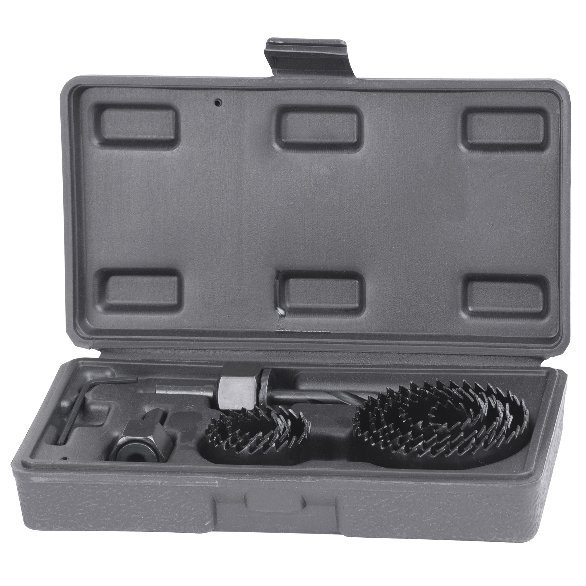 Pilky vykružovací, sada 11ks, 19-64mm, v boxu, CHS 6331, STREND PRO