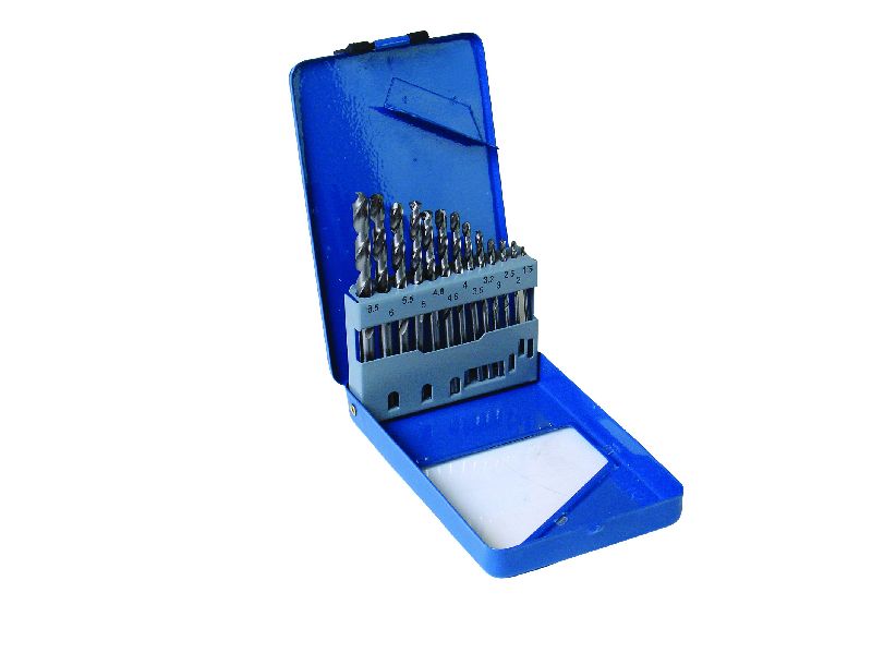 Vrtáky do kovu vybrušované, sada 13ks, pr. 1,5 - 6,5mm, HSS-G, MAGG