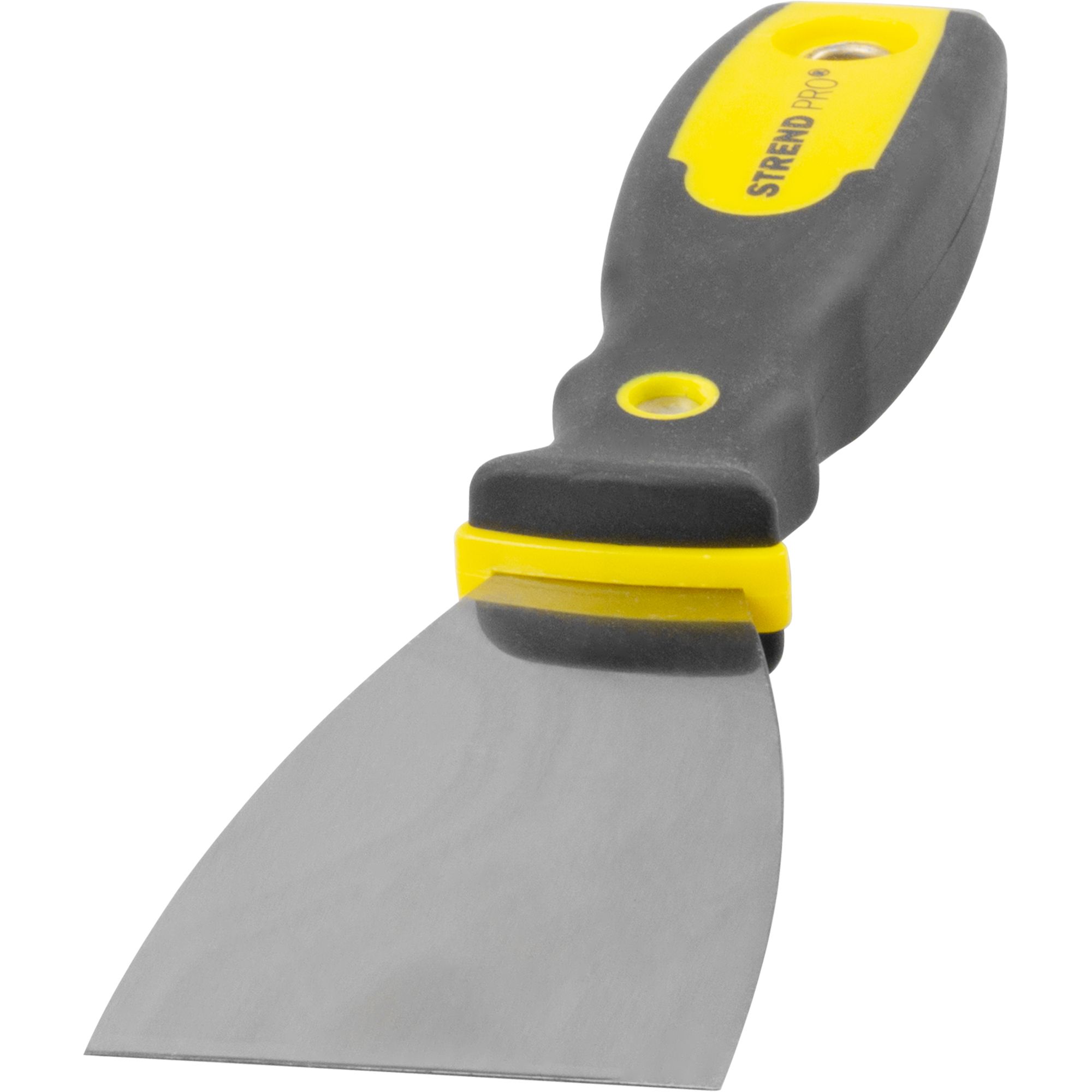Špachtle nerezová, 60mm, pogumovaná rukojeť, STREND PRO