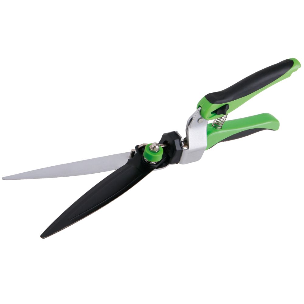 Zahradní nůžky na trávu, 33cm, plast. rukojeť, otočné