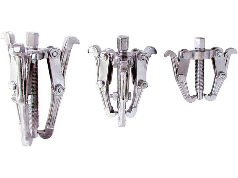 Stahováky na ložiska, sada 3ks, hloubka 75-100-150mm, EXTOL CRAFT