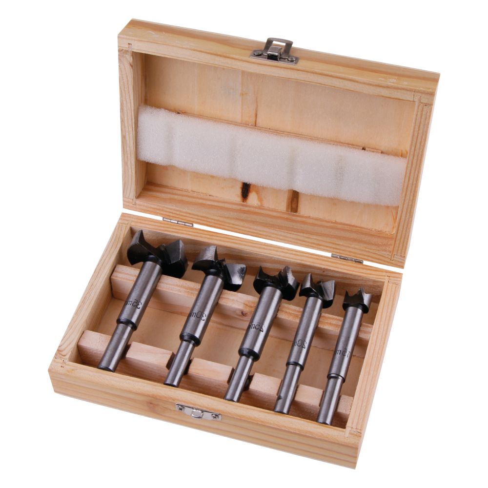 Sukovníky do dřeva s HM destičkami, sada 5 ks, průměr 15 - 35mm, MAGG