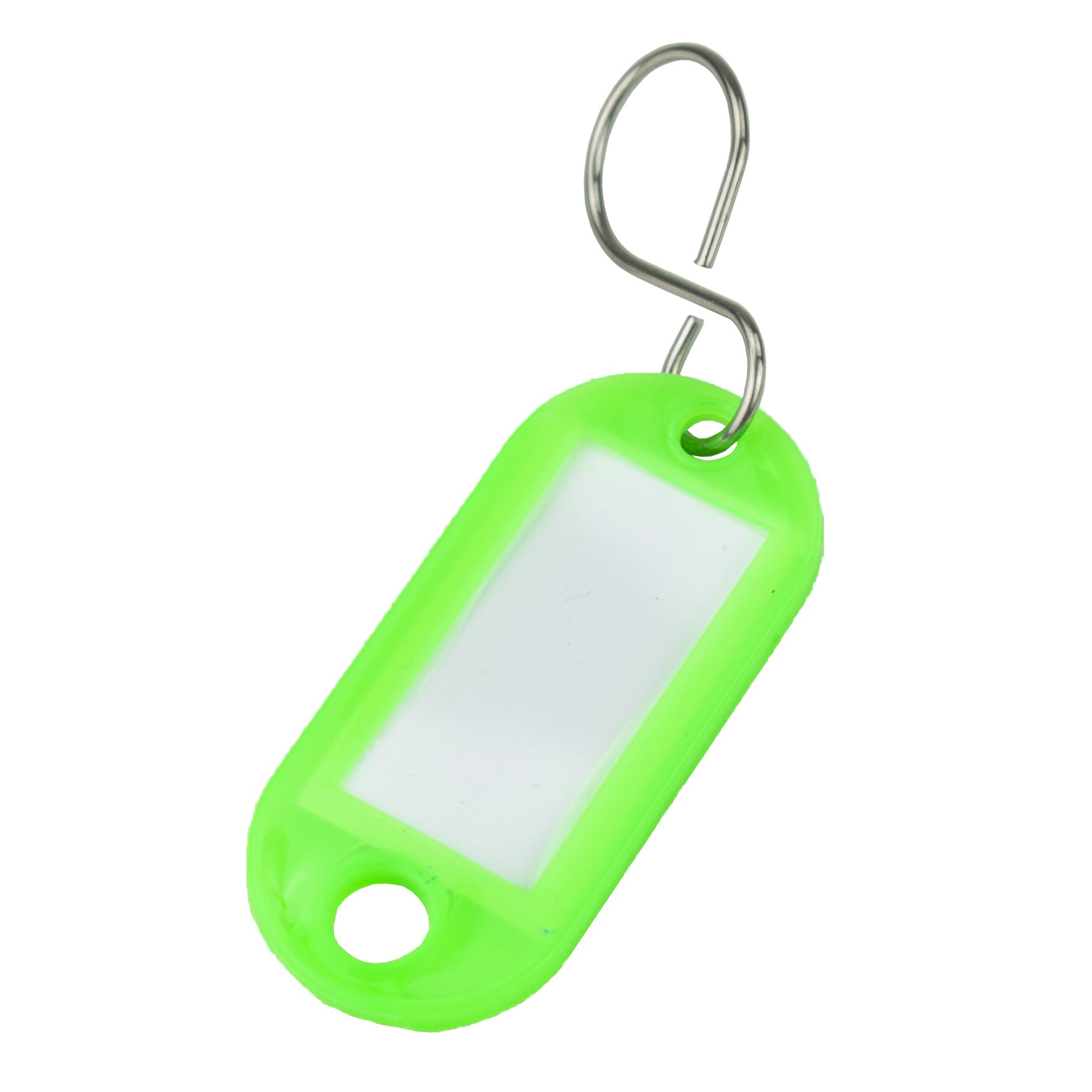 Visačka na klíče, 50 x 22mm, zelená