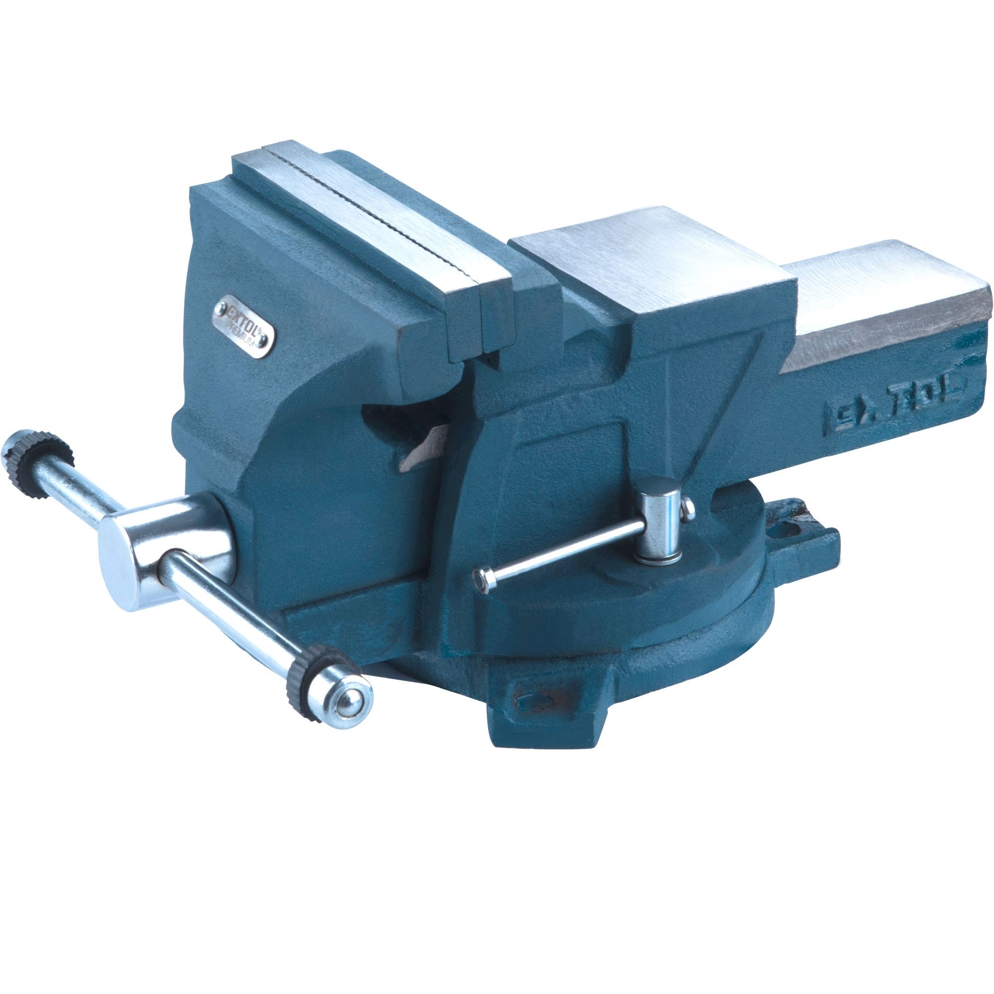 Svěrák dílenský, otočný, 125mm, EXTOL PREMIUM