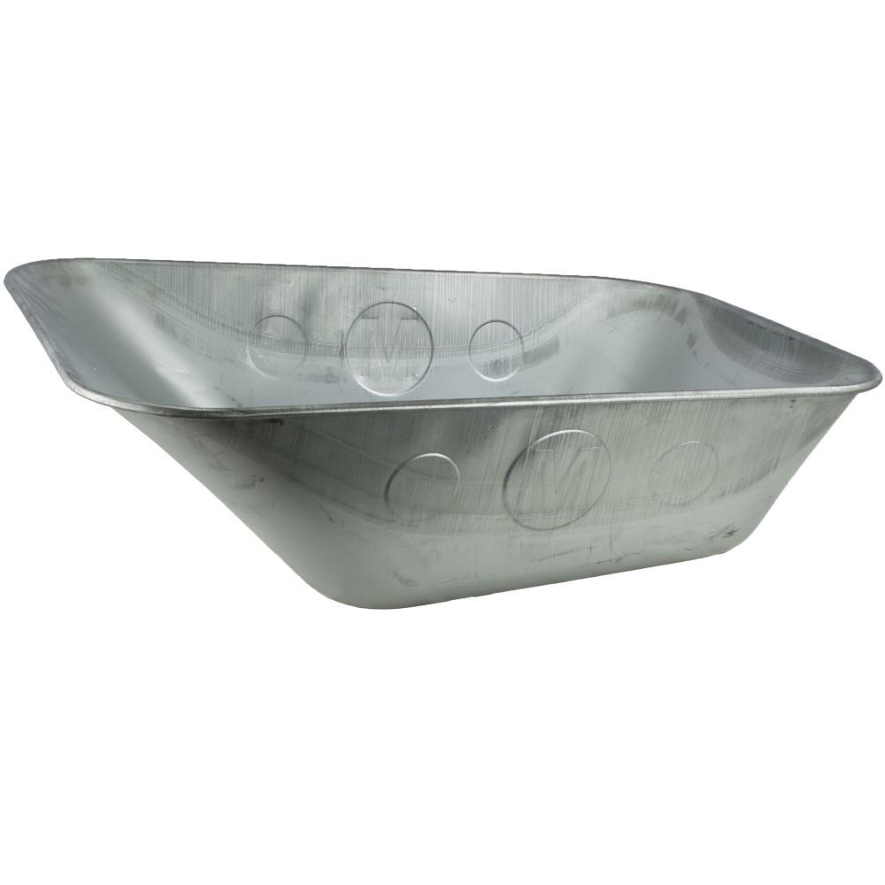 Korba na kolečka, 80L, ocel tažená, pozinkovaná