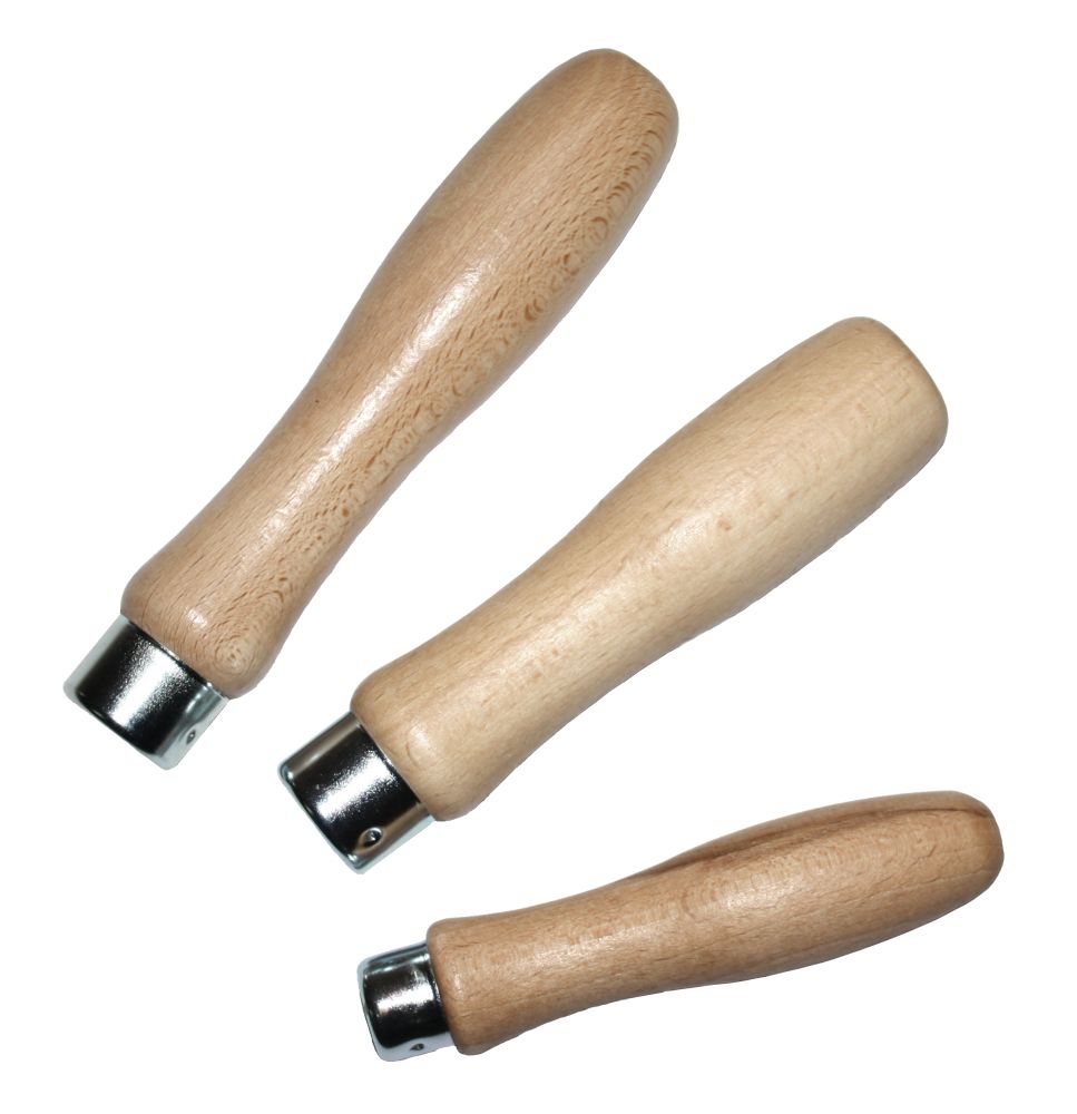 Rukojeť na pilník, délka 80mm, dřevěná