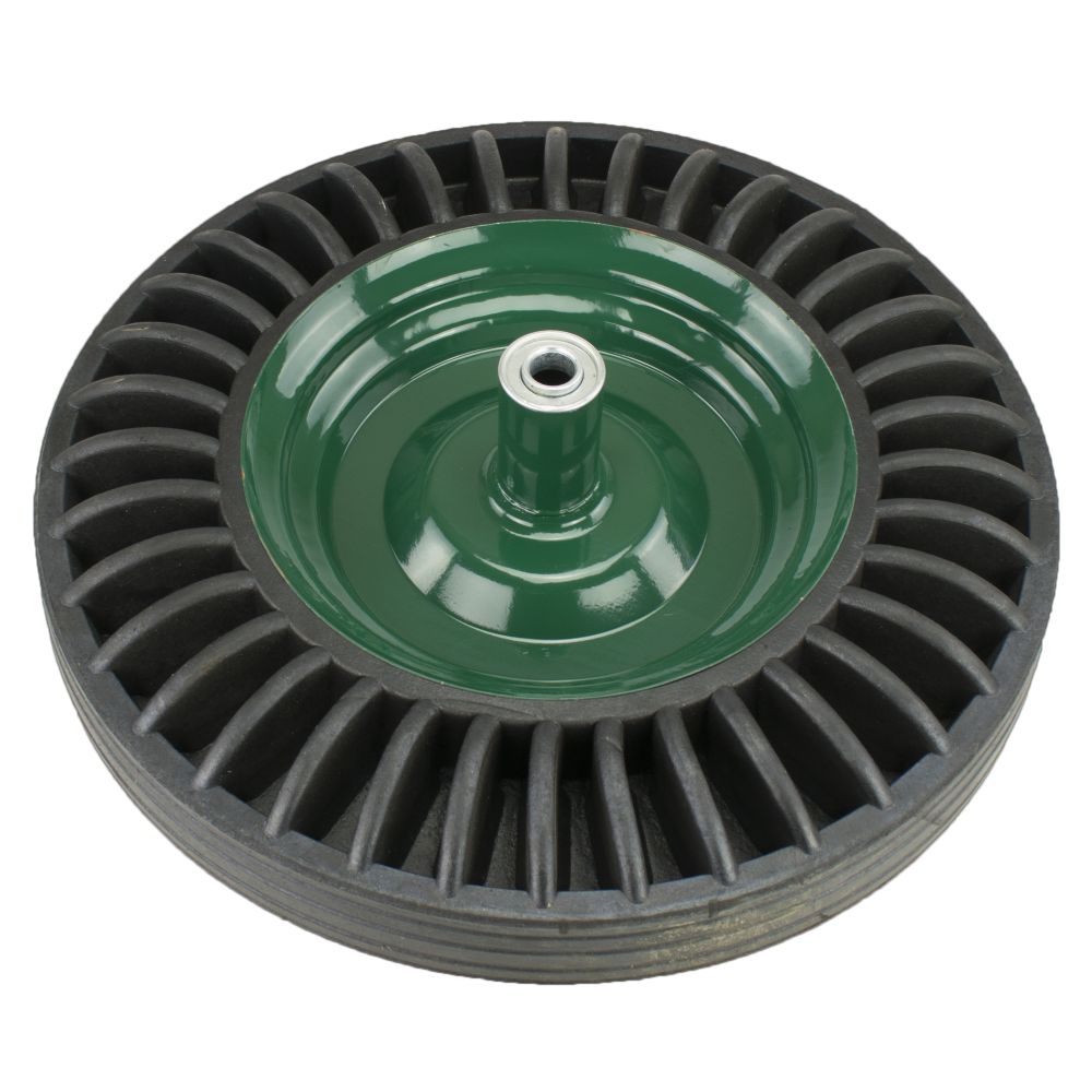 Kolo náhradní, plná pryž, pr. 39cm, na hřídel 16mm