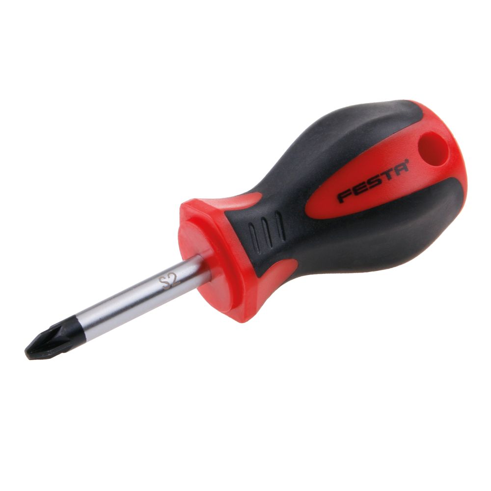 Šroubovák křížový, PZ2× 38mm, S2, FESTA