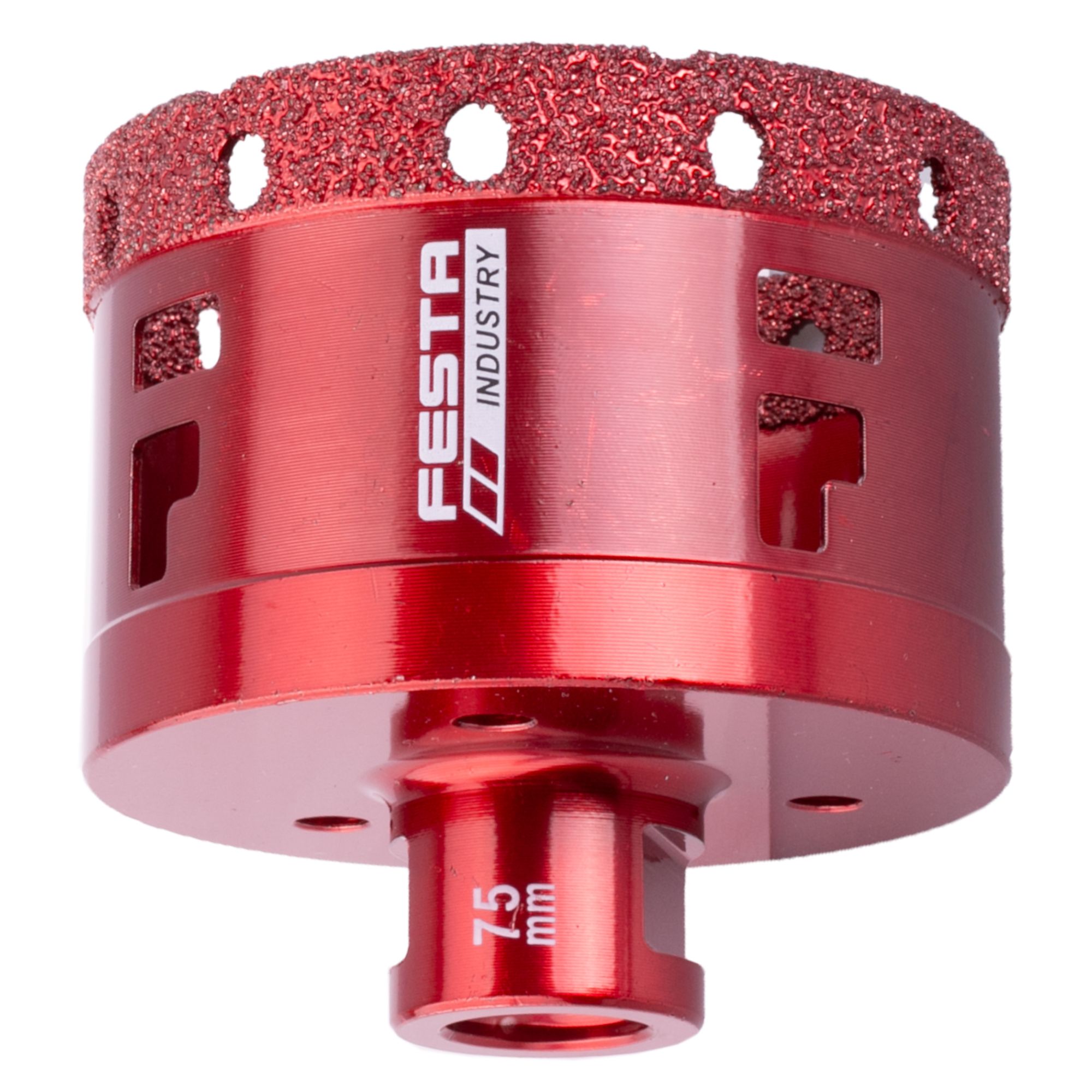 Korunka vykružovací diamantová, 75mm, M14, PROFI, FESTA INDUSTRY