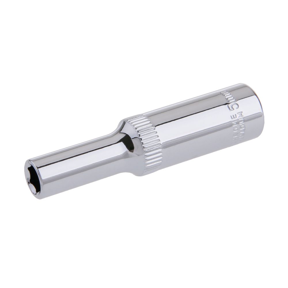 Gola hlavice 1/4", 5mm, prodloužená, CrV, FESTA