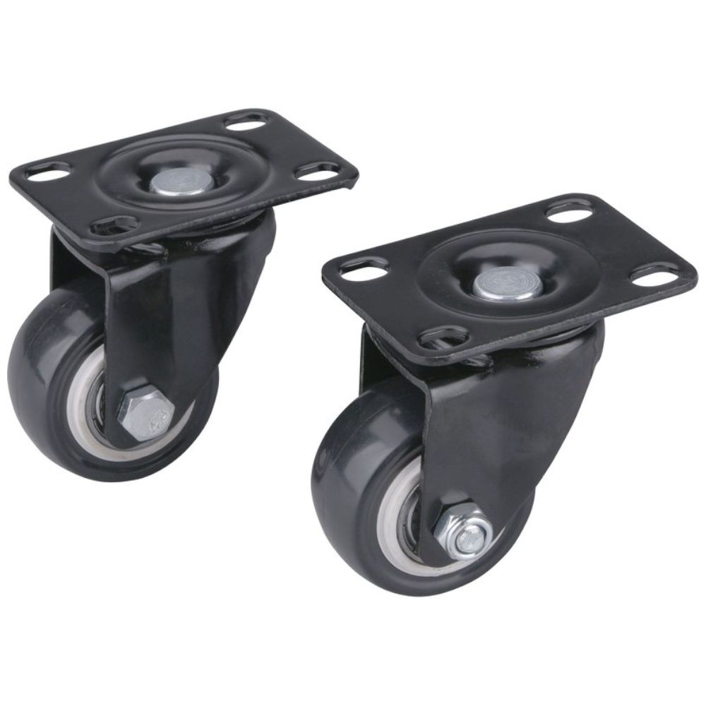 Kolečko pojezdové, 40mm, otočné, PVC, 30kg, sada 2ks, EXTOL PREMIUM