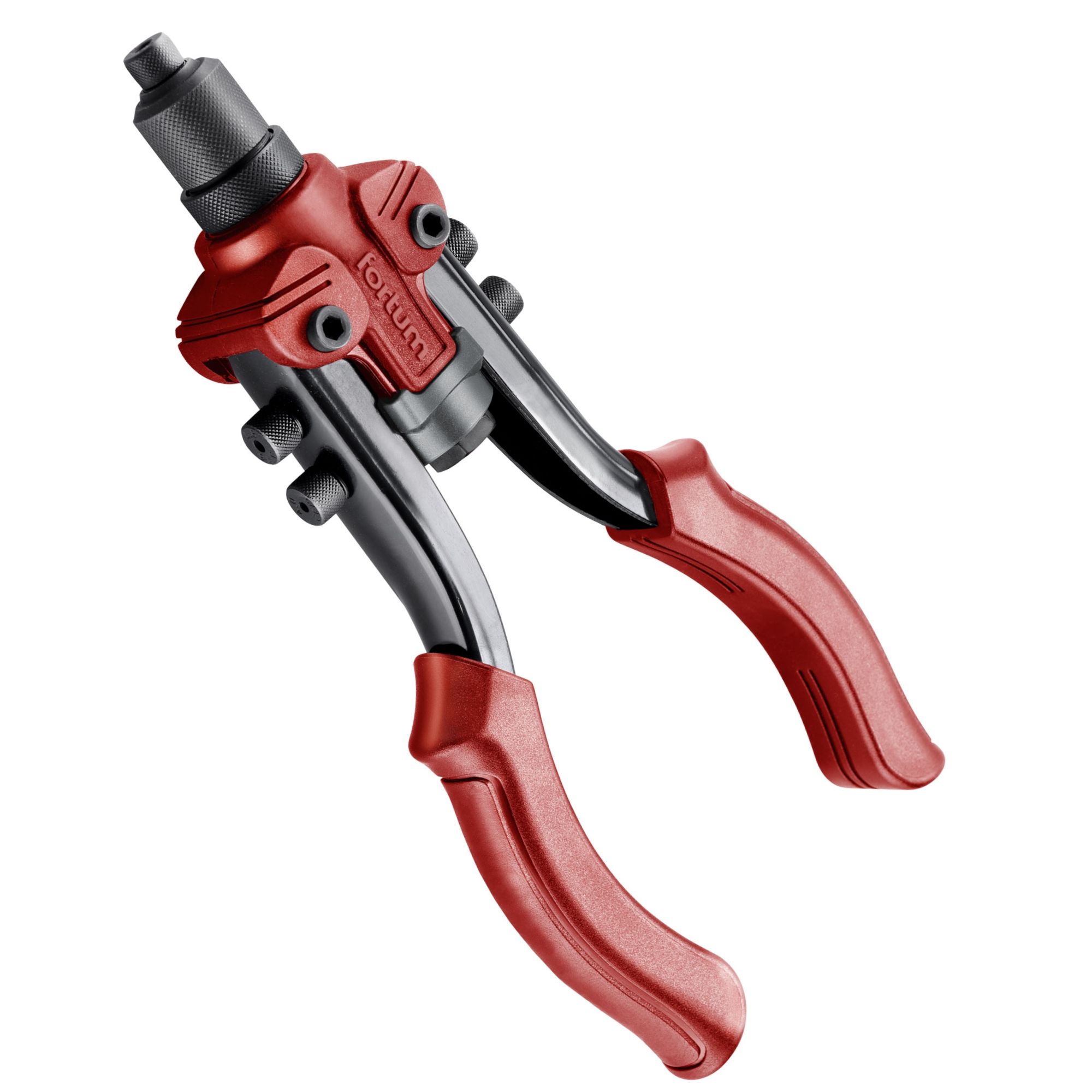 Kleště nýtovací, pákové, 260mm, 2,4-6,4mm, Cr-MoV, FORTUM