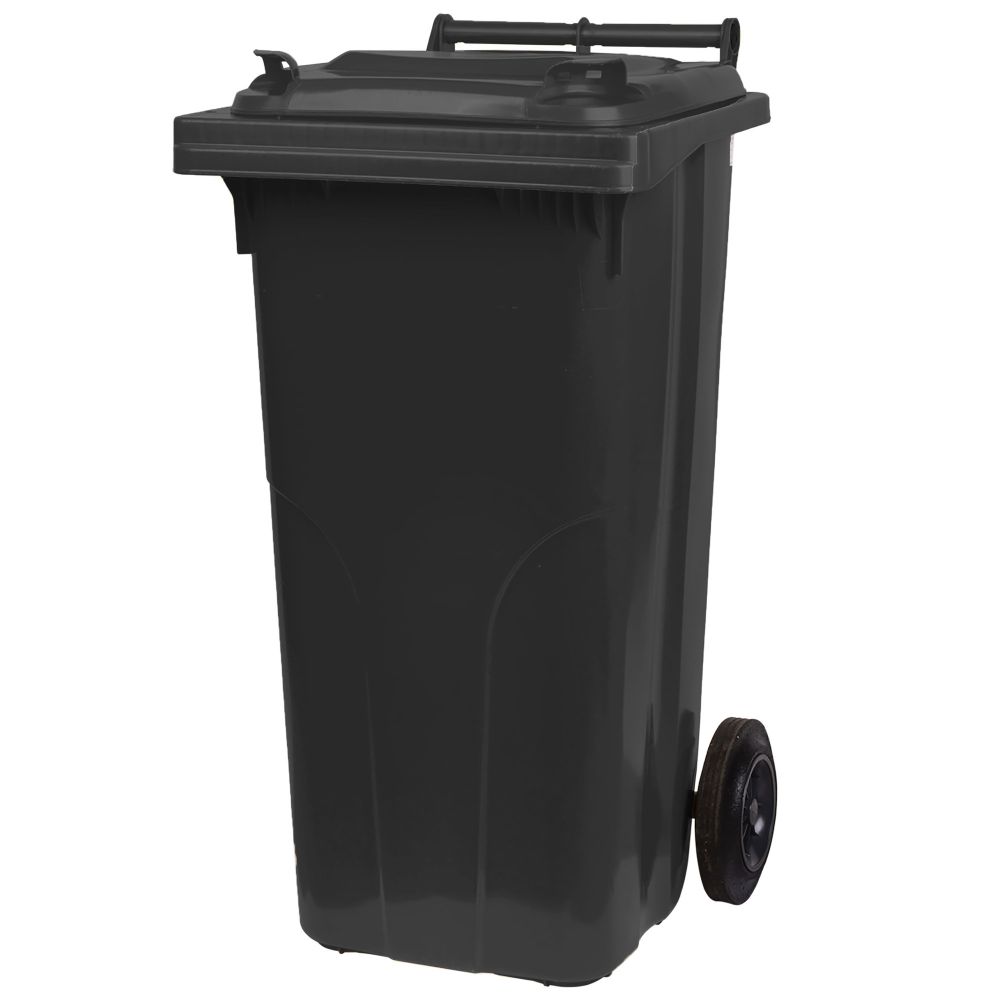 Popelnice plastová, 120L, černá