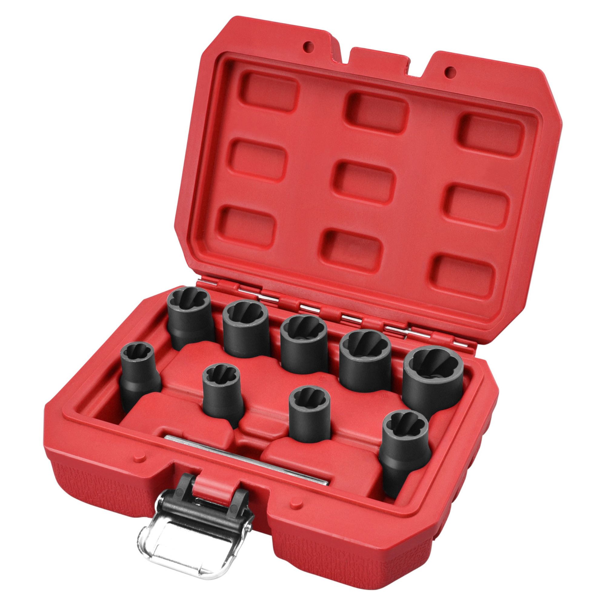 Hlavice na uvolňování šroubů a matic, sada 10ks, 3/8", 10-19mm, CrMo, EXTOL PREMIUM