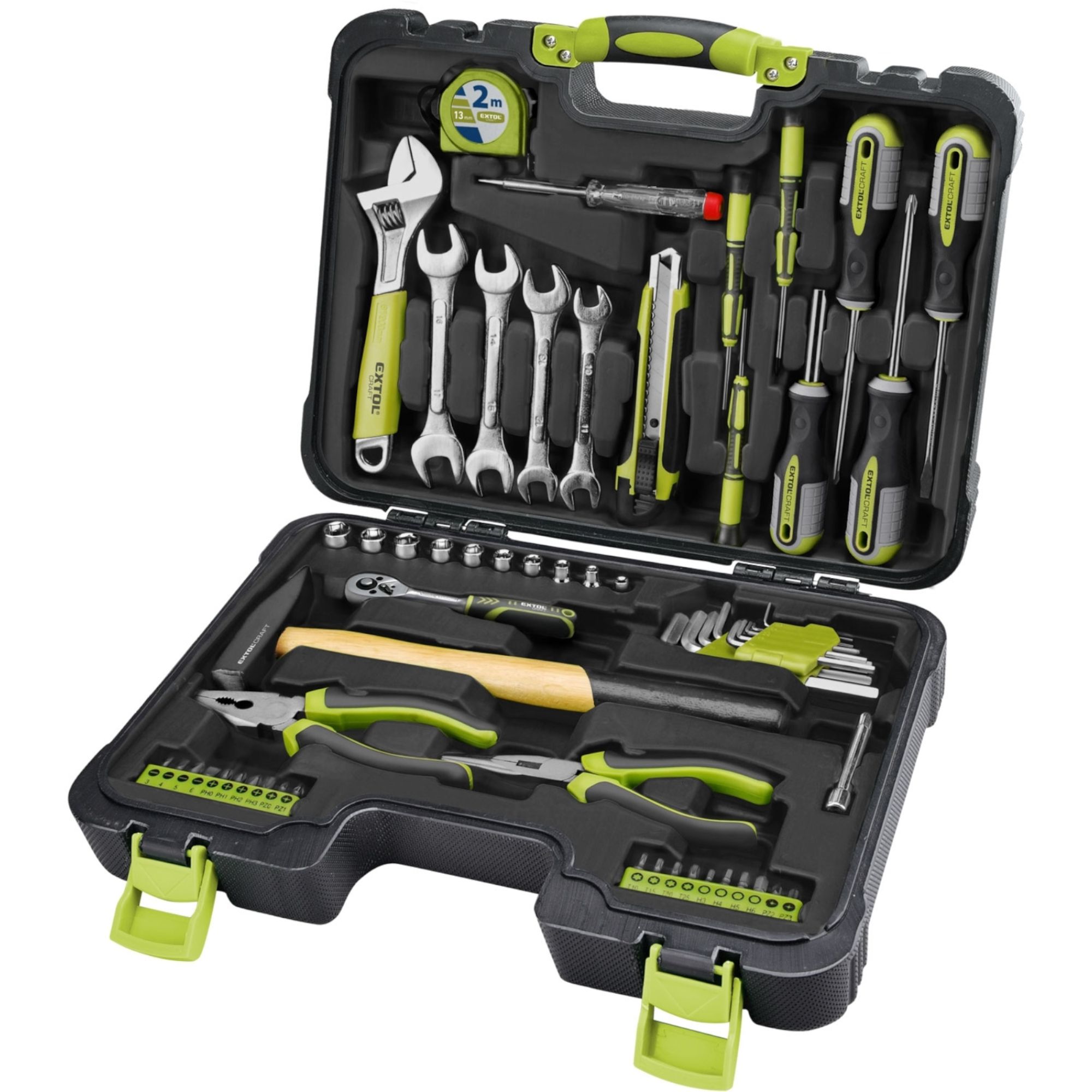 Sada nářadí, 59 dílů, v kufru, EXTOL CRAFT