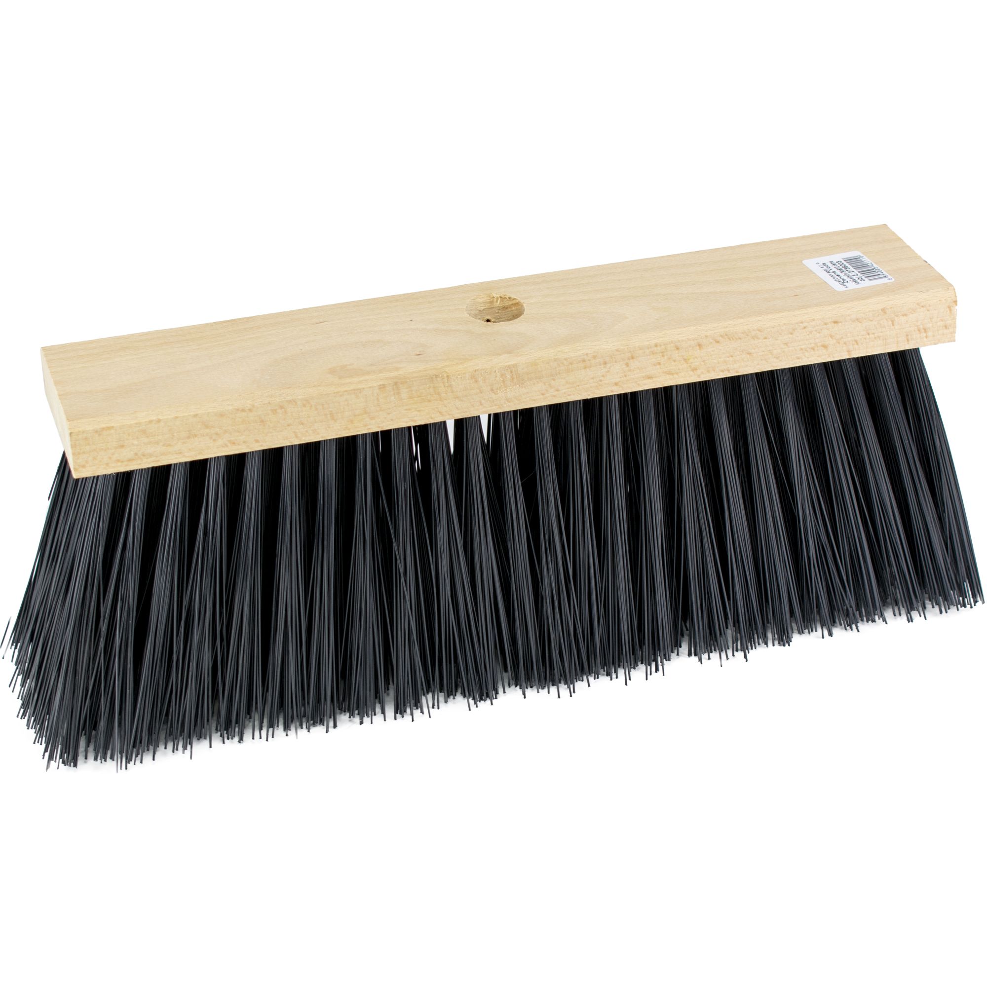 Koště silniční, 34x8cm, vlákno 12cm PET černé