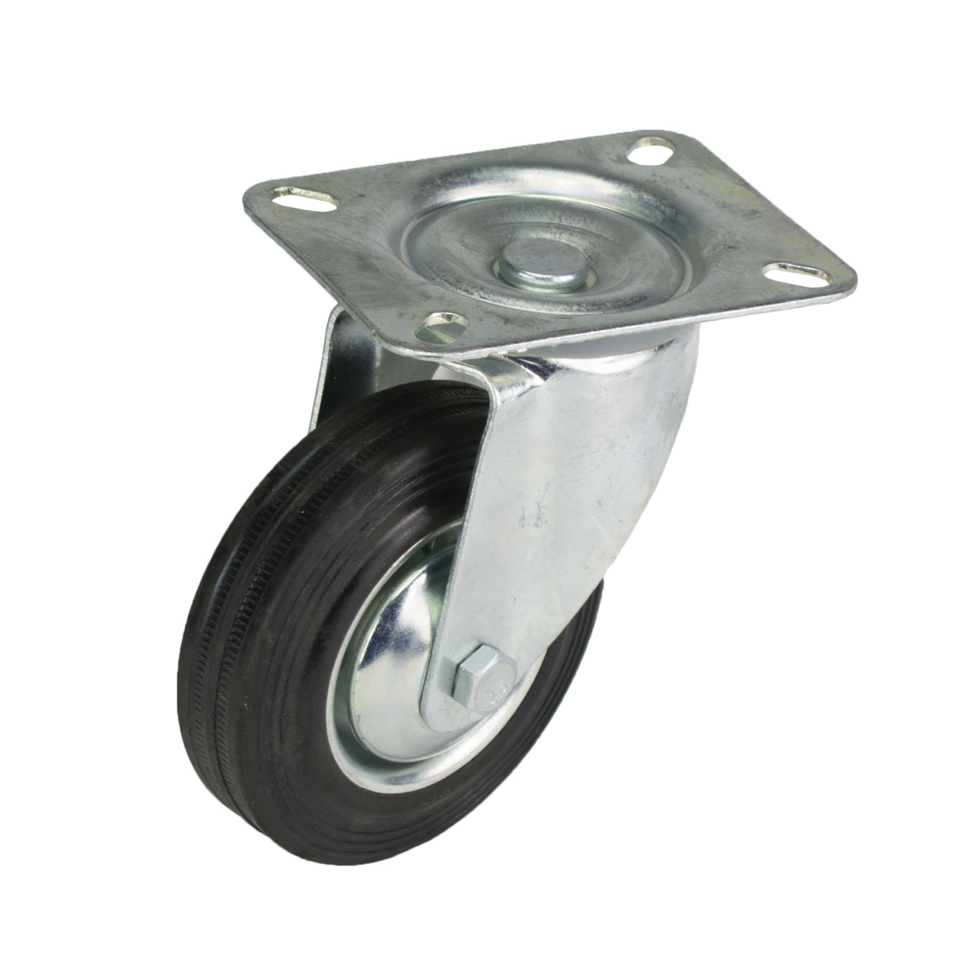 Kolečko pojezdové, 100mm, otočné, tvrdá pryž, 60kg