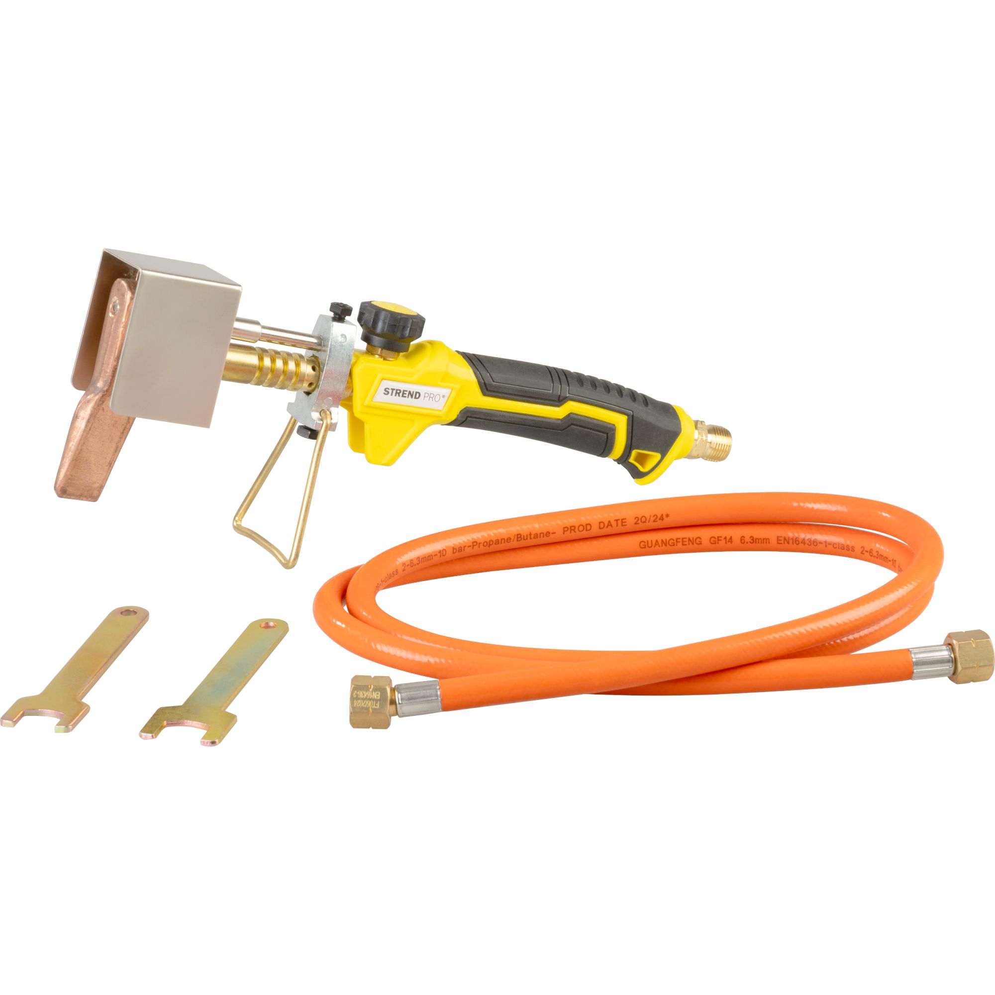 Pájecí hořák na plyn 2v1 – 3kW, s hadicí 1,5m, STREND PRO