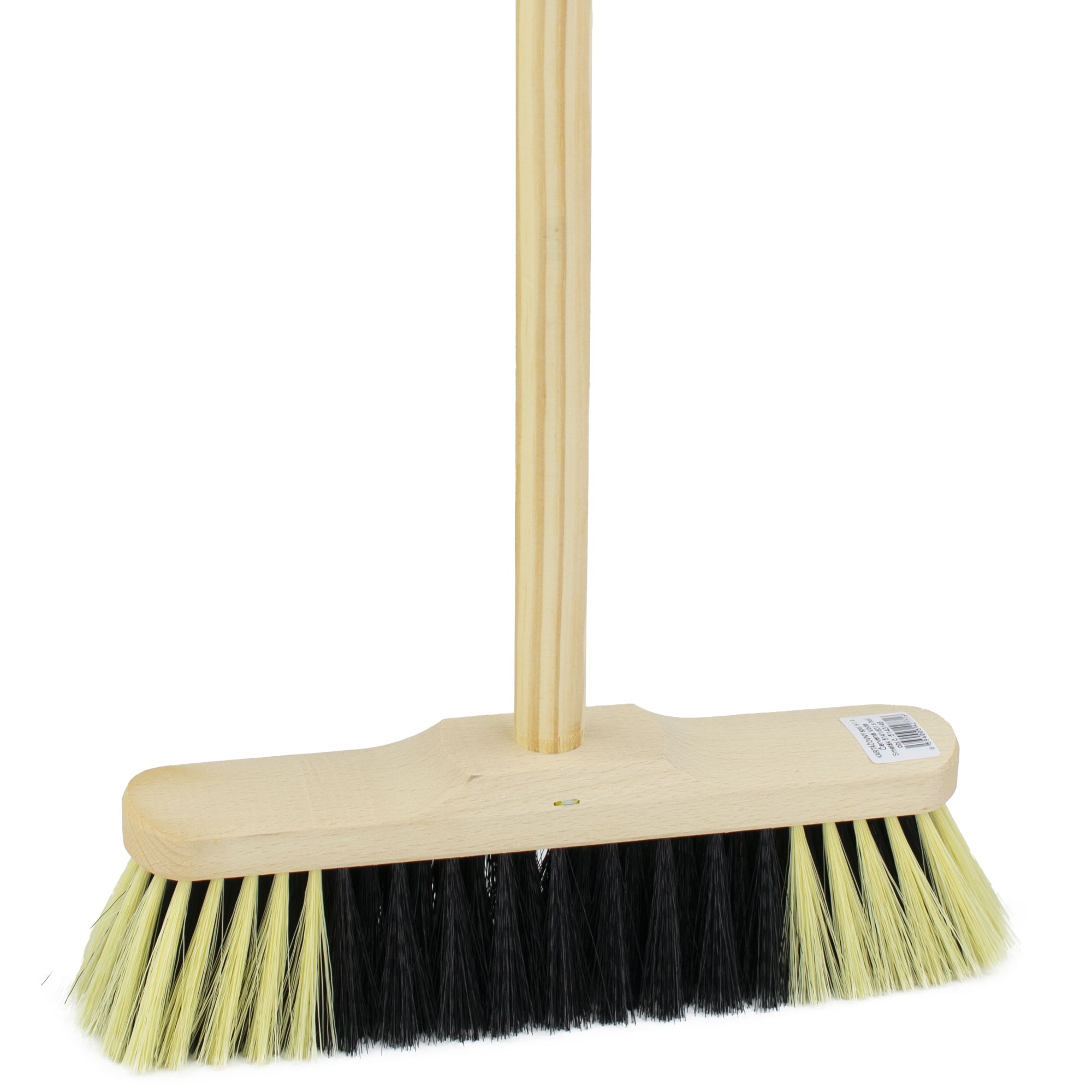 Smeták s násadou dřevěný nelakovaný 5141/631, délka 28,5cm, vlákno UH