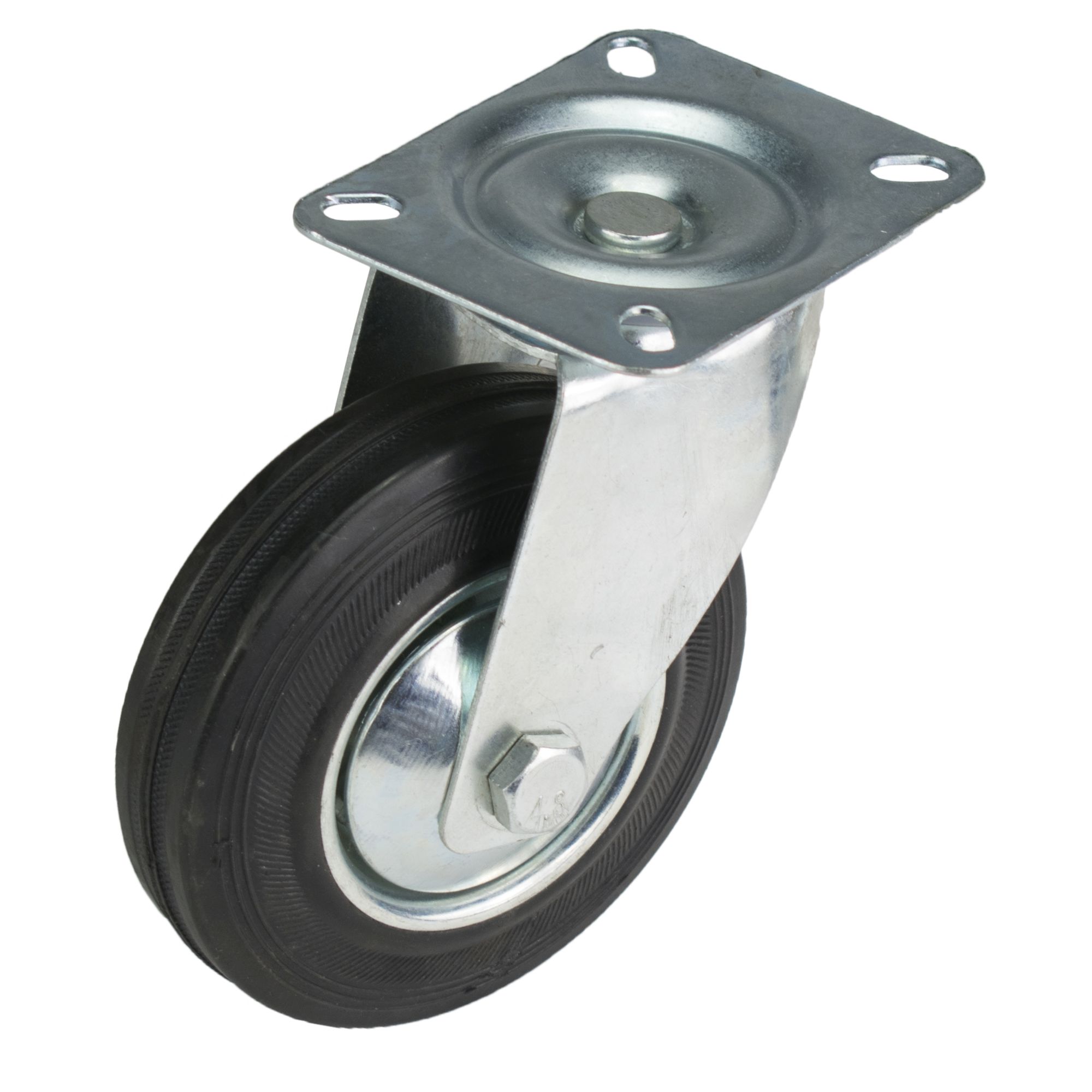 Kolečko pojezdové, 125mm, otočné, tvrdá pryž, 100kg